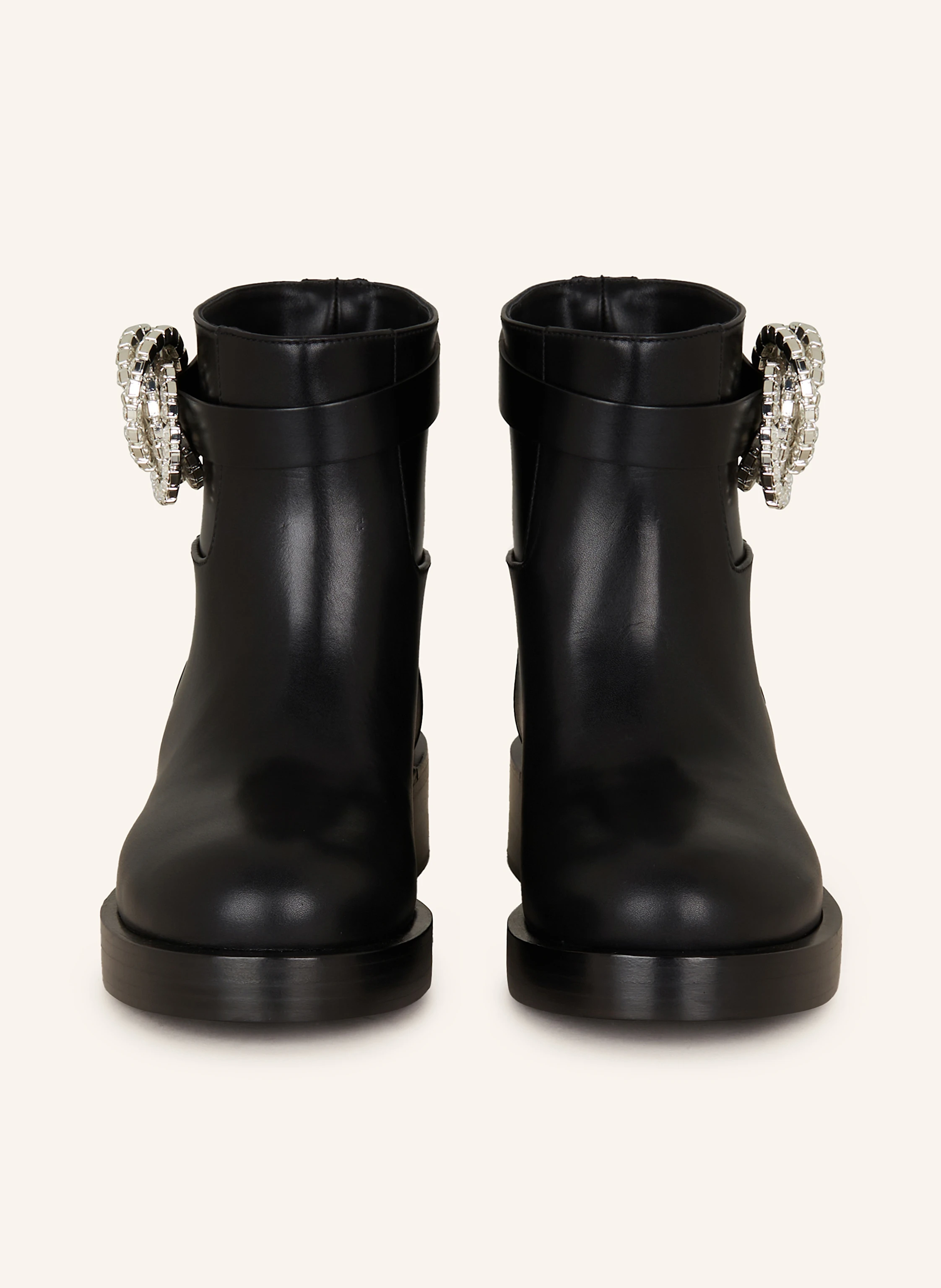 MACH & MACH Biker boots GALAXY with decorative gems in black MACH & MACH Biker boots GALAXY with decorative gems in black