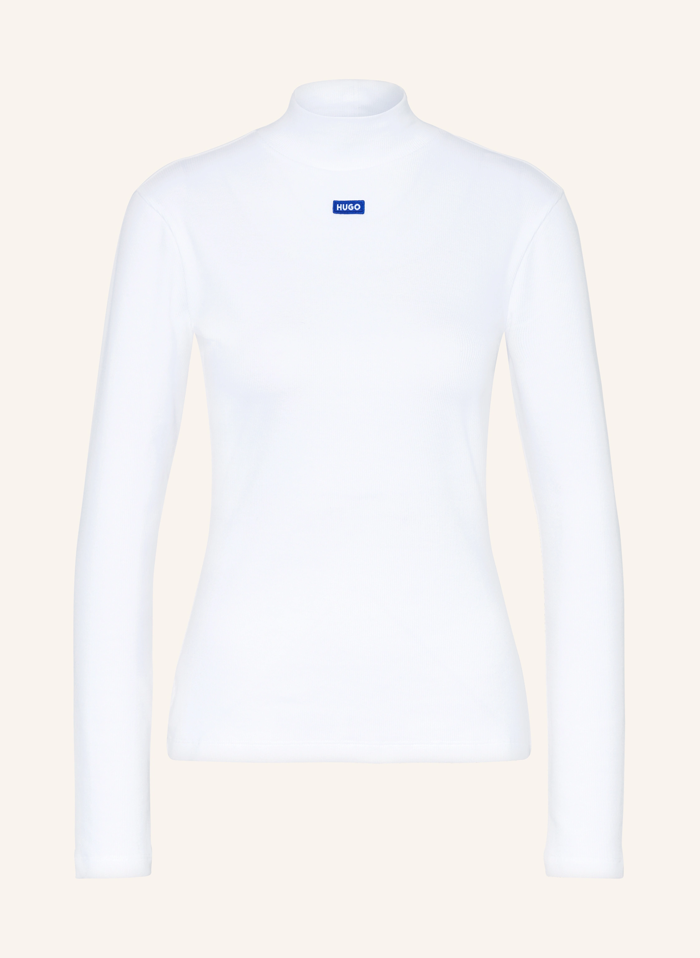 HUGO Long sleeve shirt EASY: WHITE