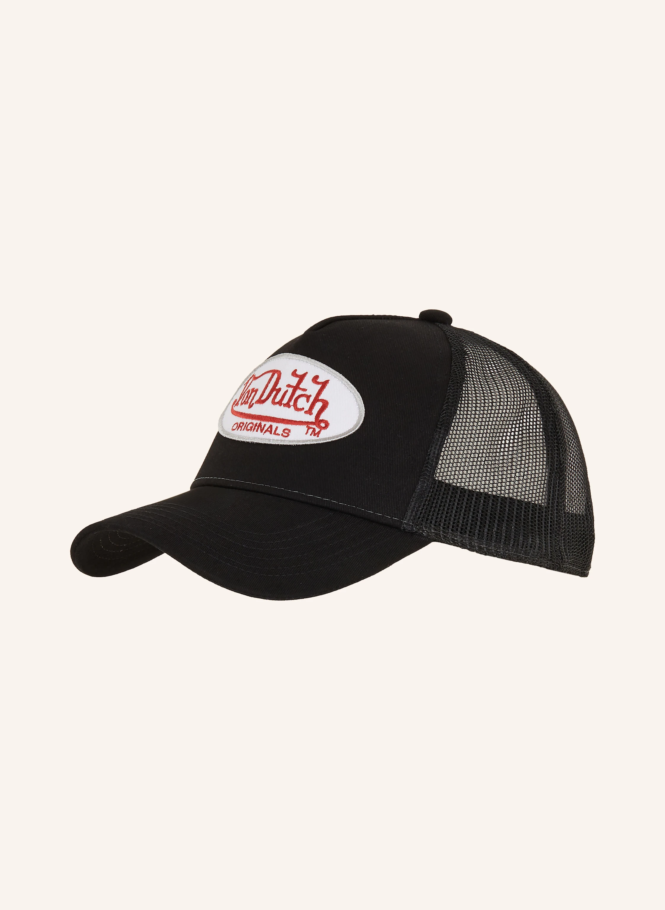 Von Dutch Red And White Trucker Hat Von Dutch Cap TRUCKER BOSTON - Main Image