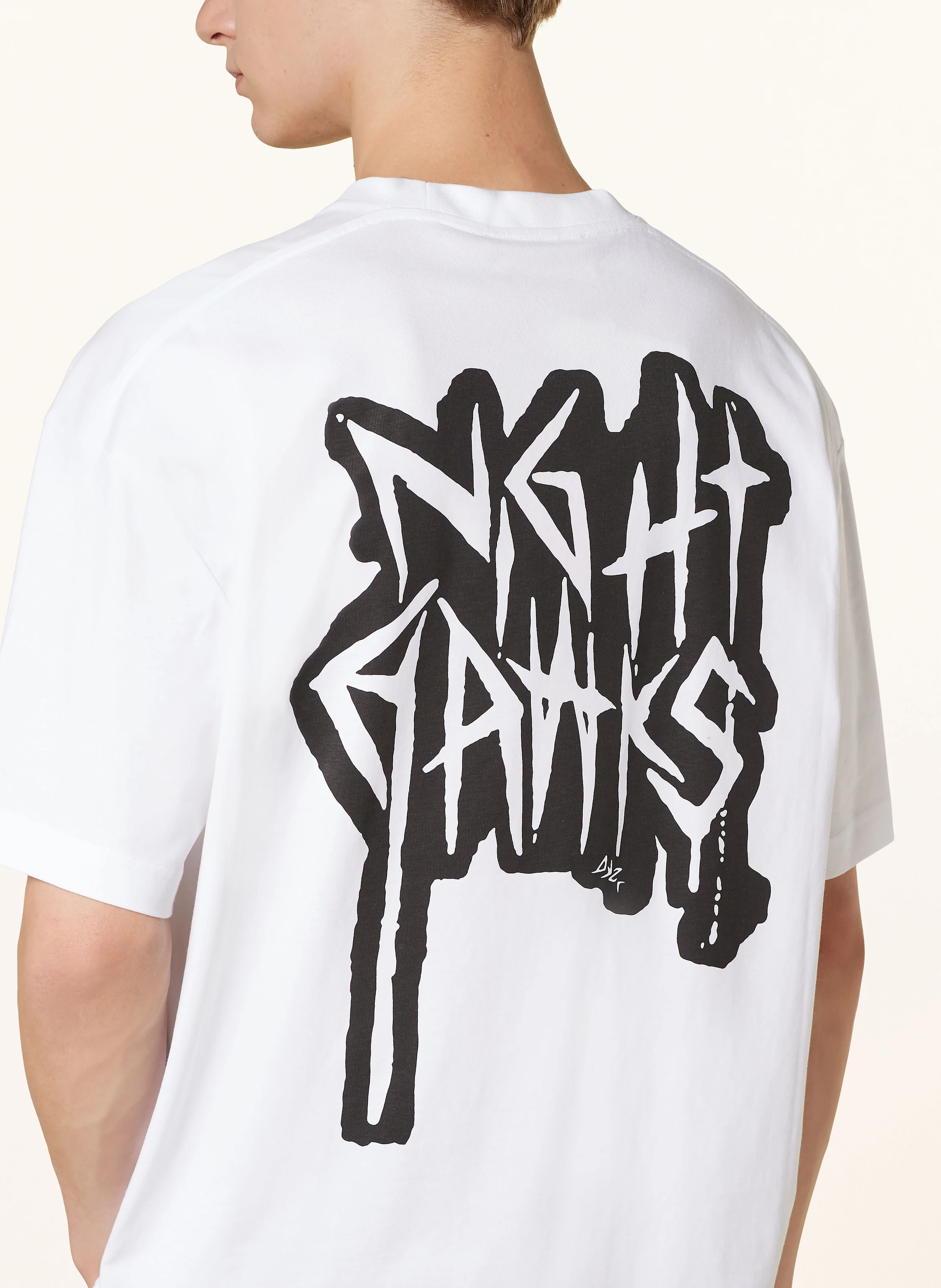 ★032c★ M NIGHTHAWKS TSHIRT WHITE NIGHTHAWKS TSHIRT WHITE 032c Nighthawks T-shirt | White | FARFETCH BE