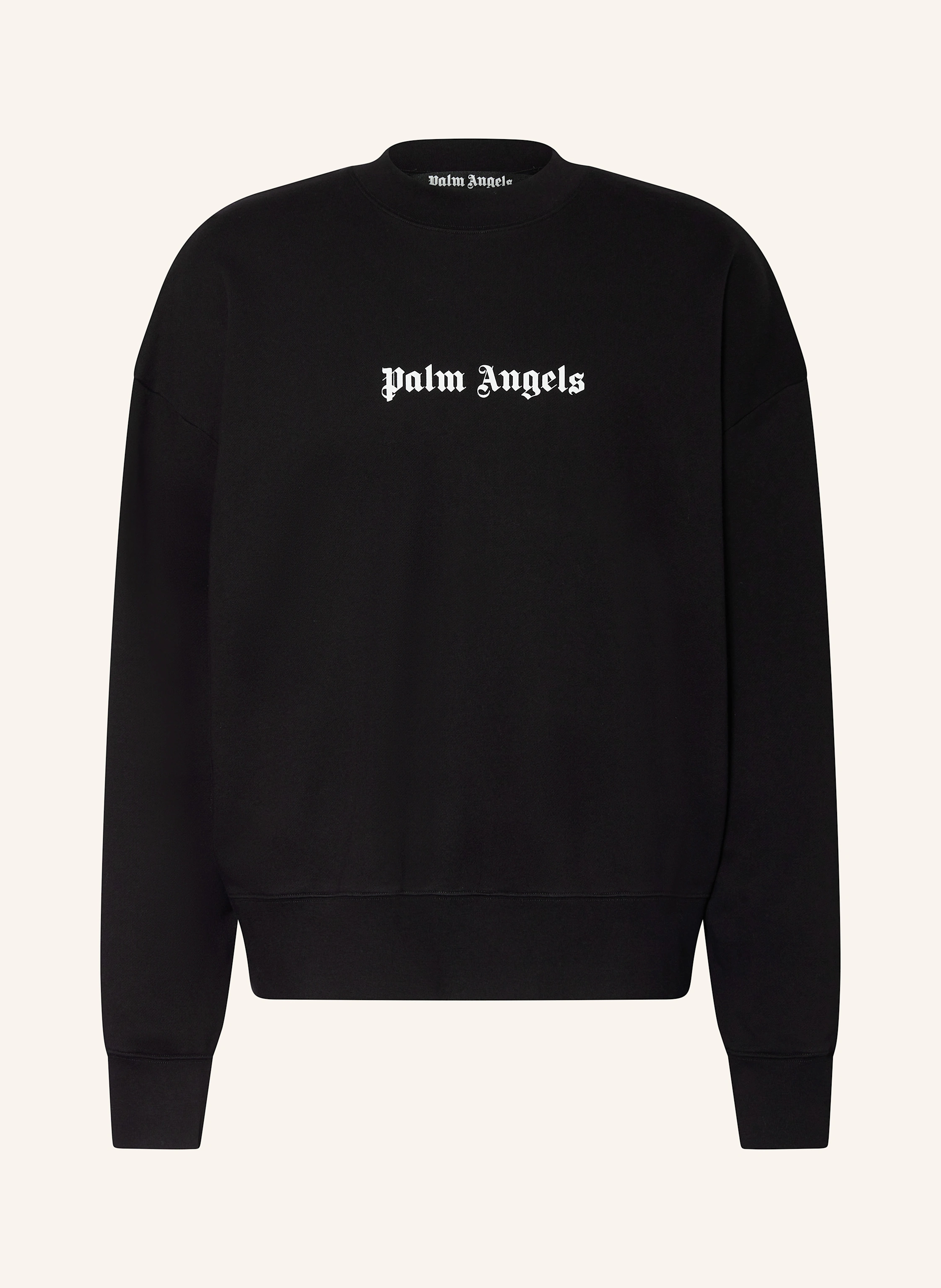 【正規品】Palm Angels 黒ニット サイズL 関税込☆PALM ANGELS クラシック ロゴ ニット ブラック (Palm