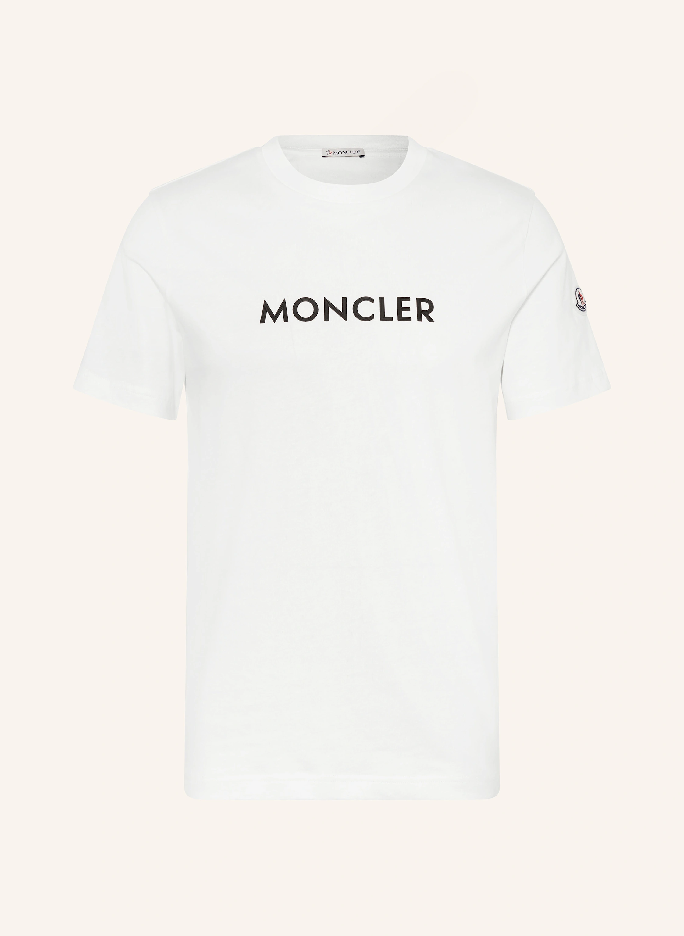 美品　MONCLER リンガートリム モンクレール Tシャツ　白　XL MONCLER モンクレール 半袖Tシャツ ディズニー ロジャー