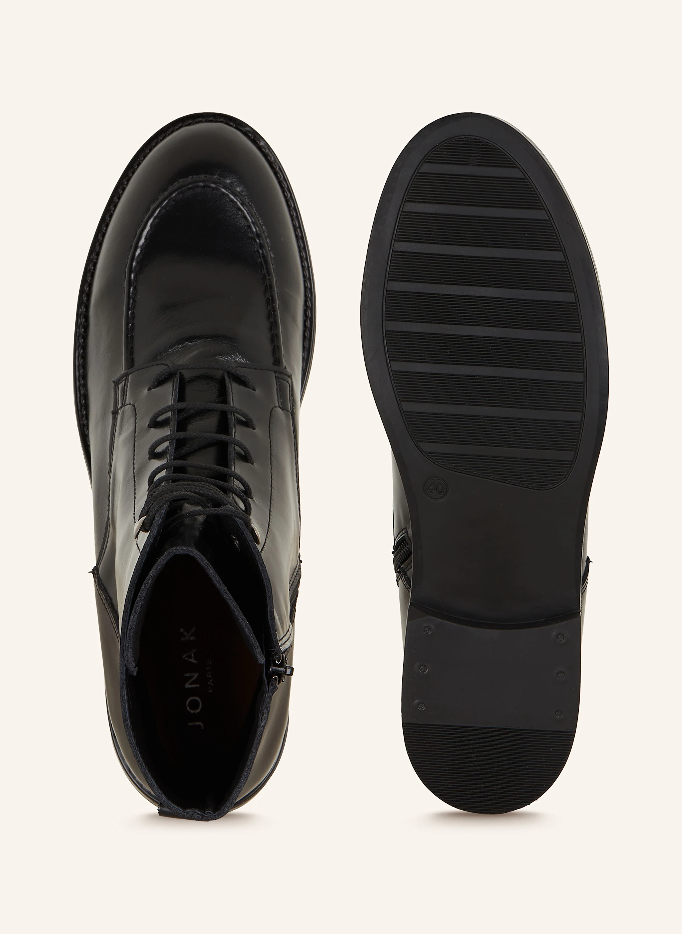 Women's Shoes Sneakers Jonak JONAK Lace-up Boots ALIDA In Black