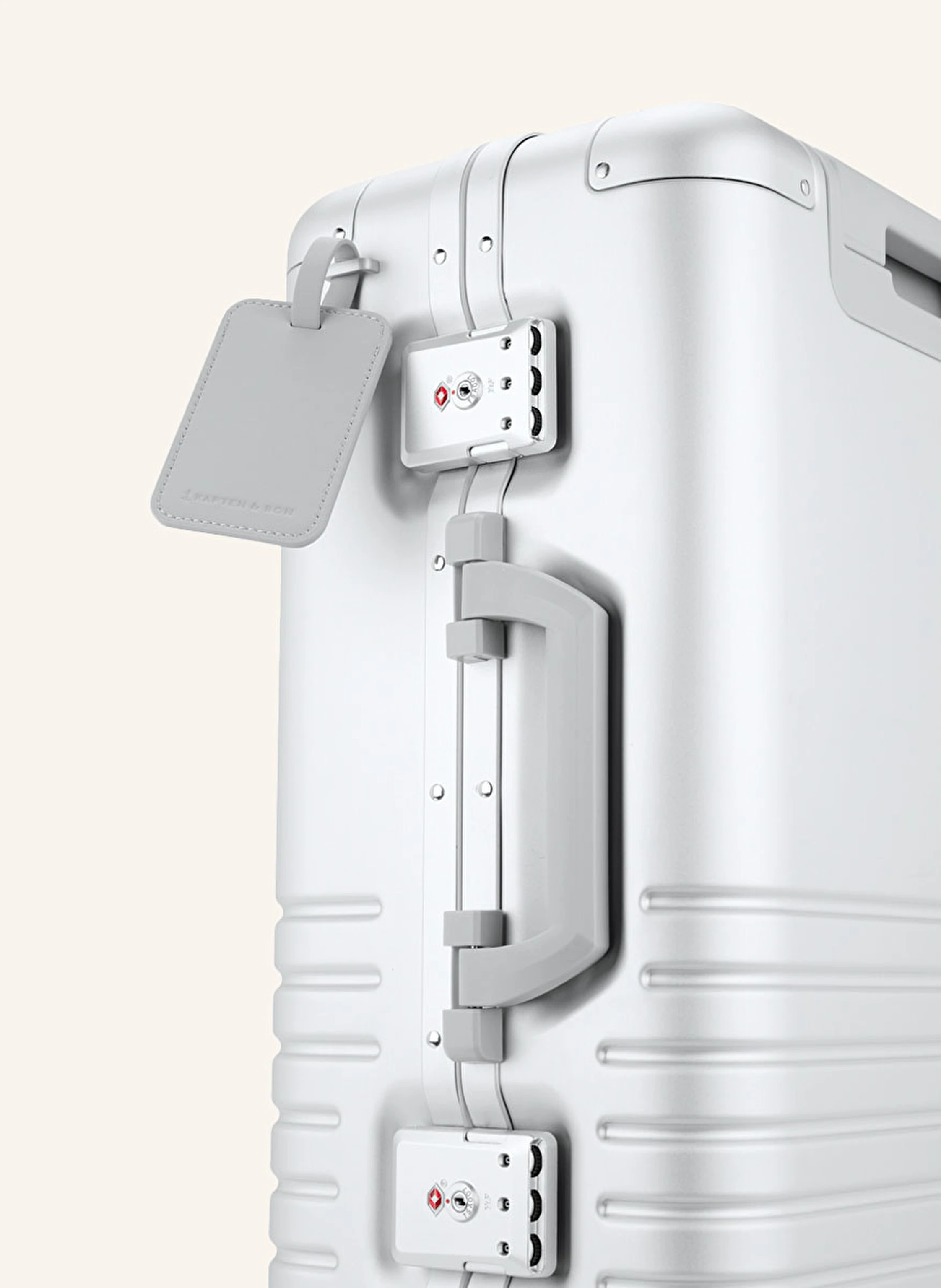 KAPTEN & SON Wheeled luggage HEATHROW: SILVER
