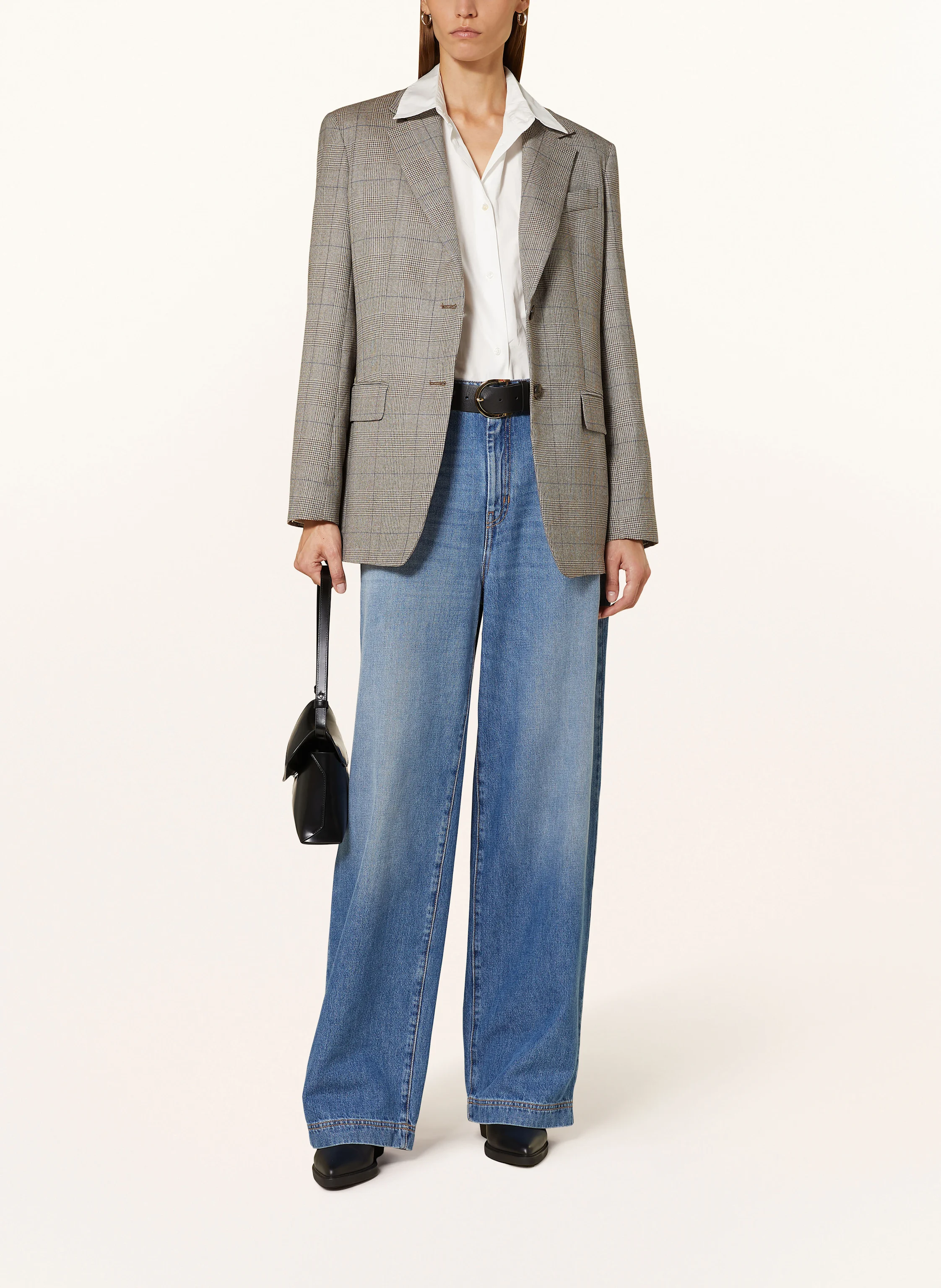 WEEKEND Max Mara Blazer BURGOS in taupe/ blue gray