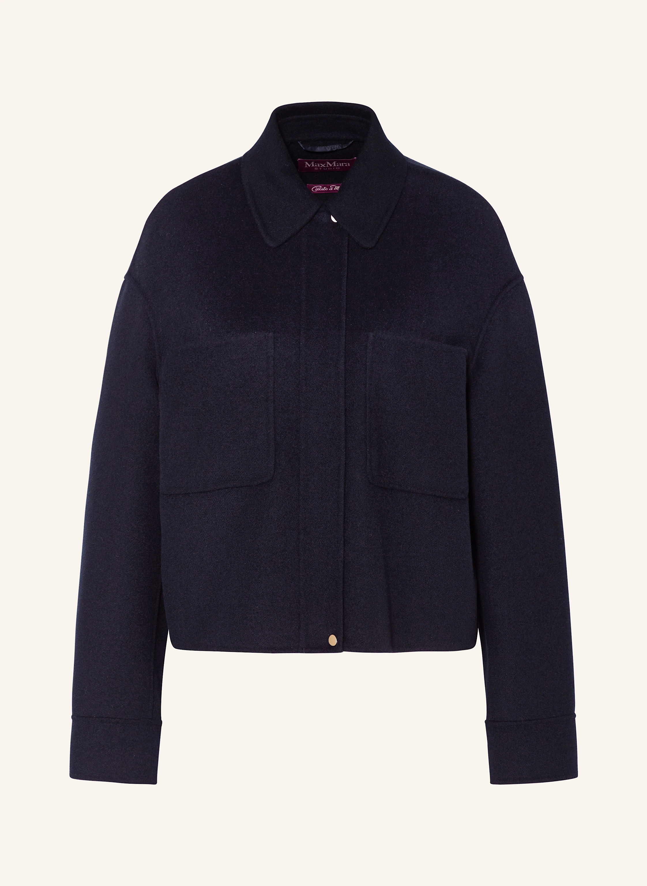 Max Mara Studio (ブルゾン) Max Mara STUDIO Jacket MADISON in dark blue