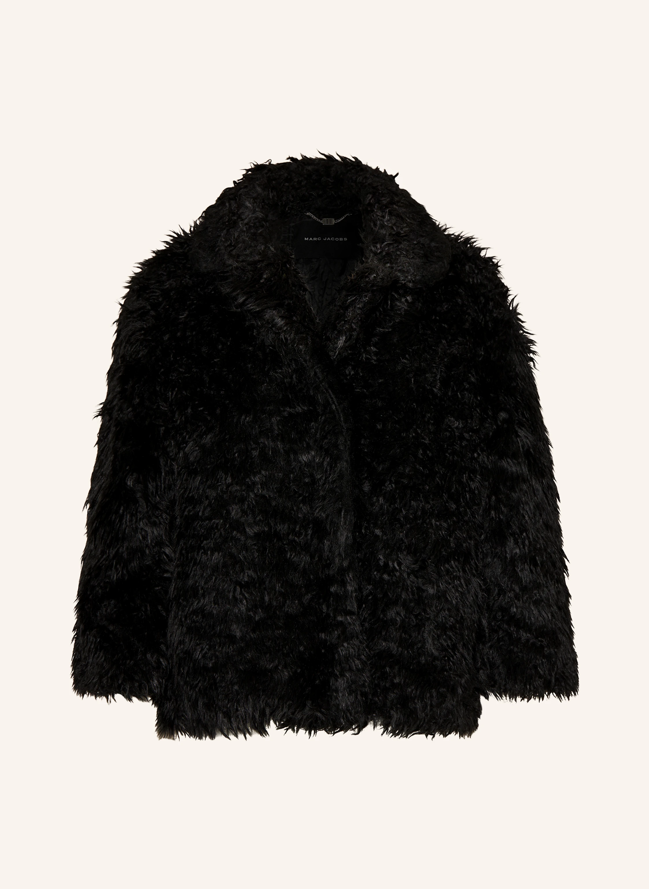 MARC JACOBS Faux fur jacket THE SHAGGY FAUX FUR LADY JACKET in black