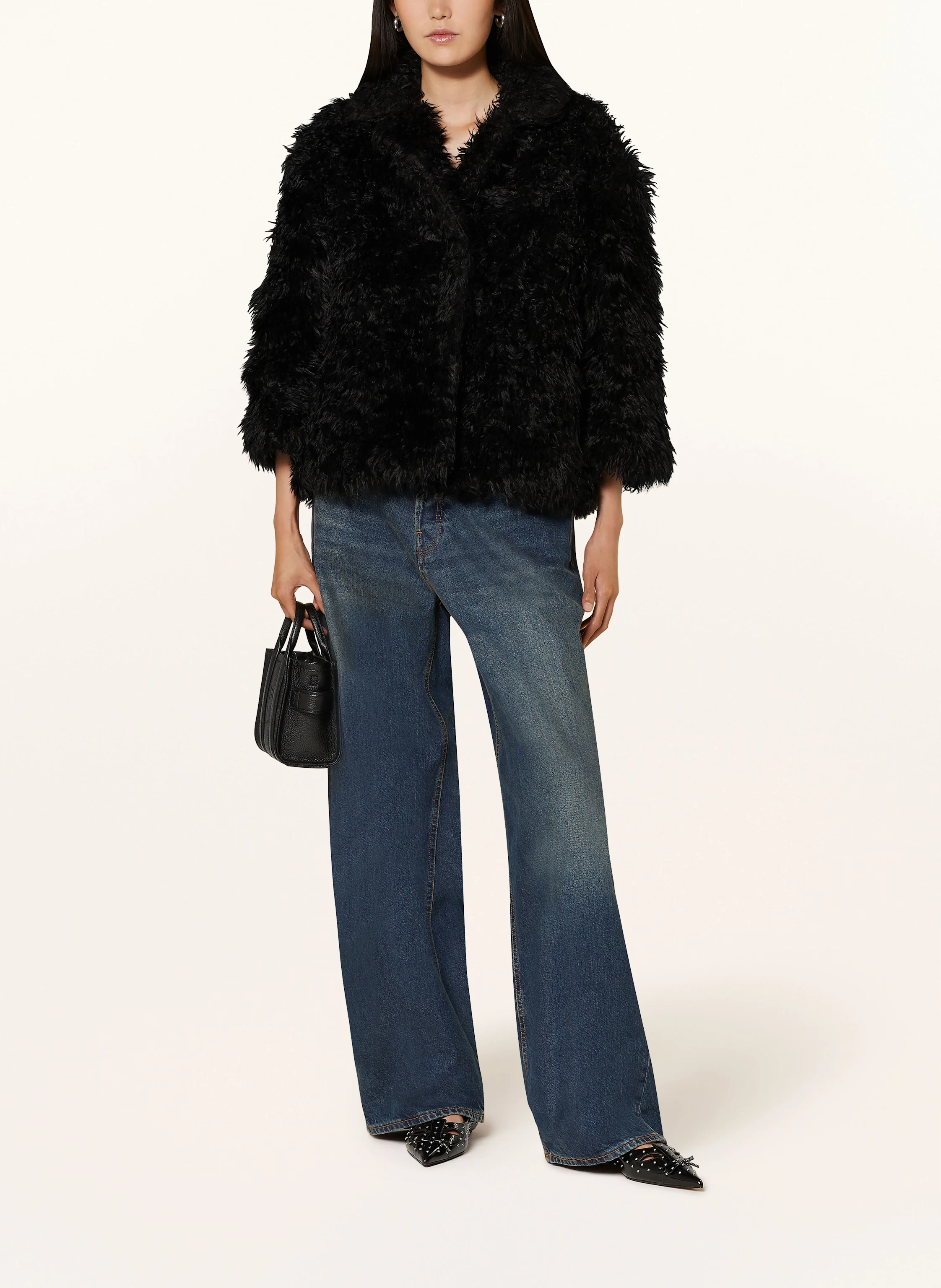 MARC JACOBS Kurtka ze sztucznego futra THE SHAGGY FAUX FUR LADY
