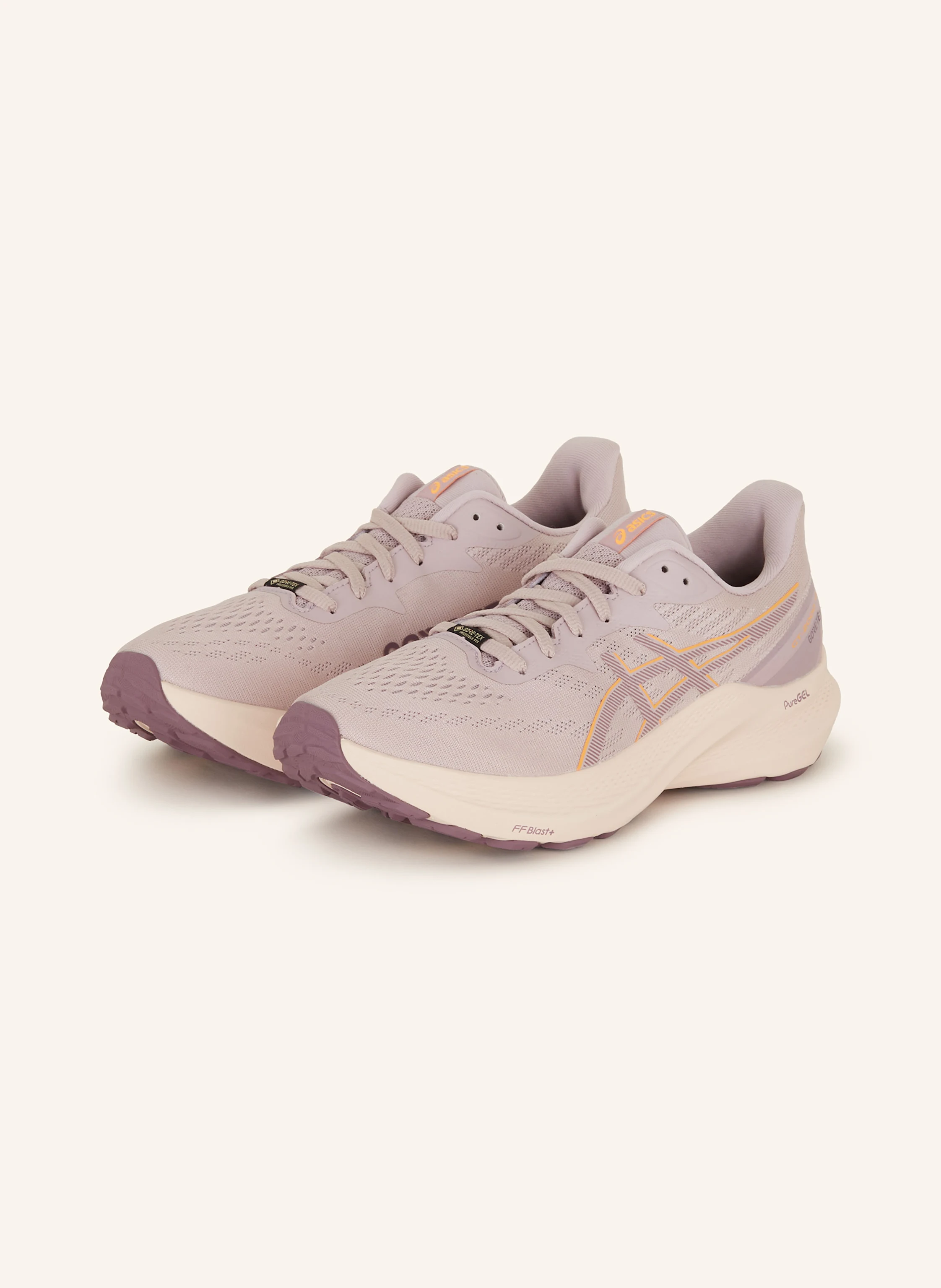 ASICS GT-2000 12 GTX running shoes in light purple/ rose gold