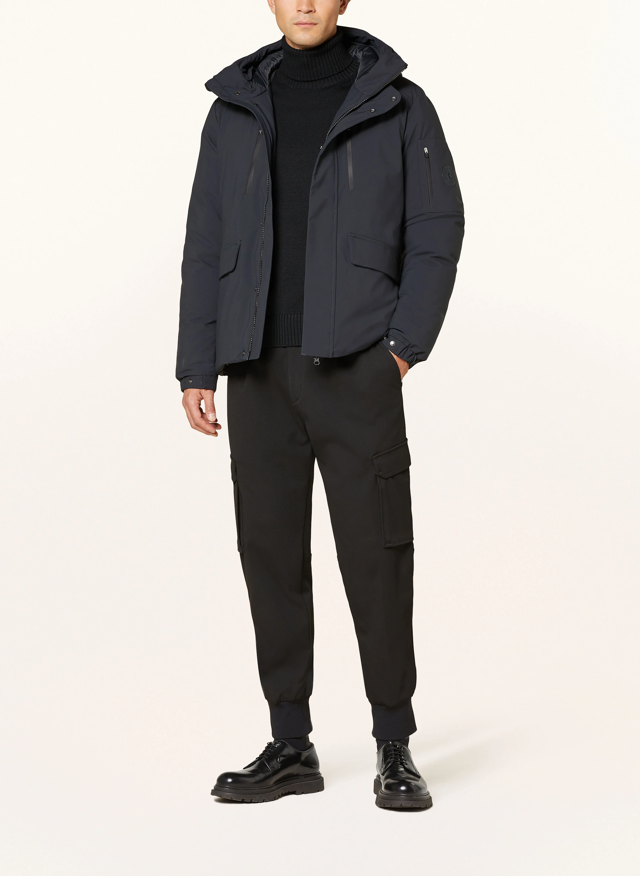 SAVE THE DUCK HIRAM jacket in black