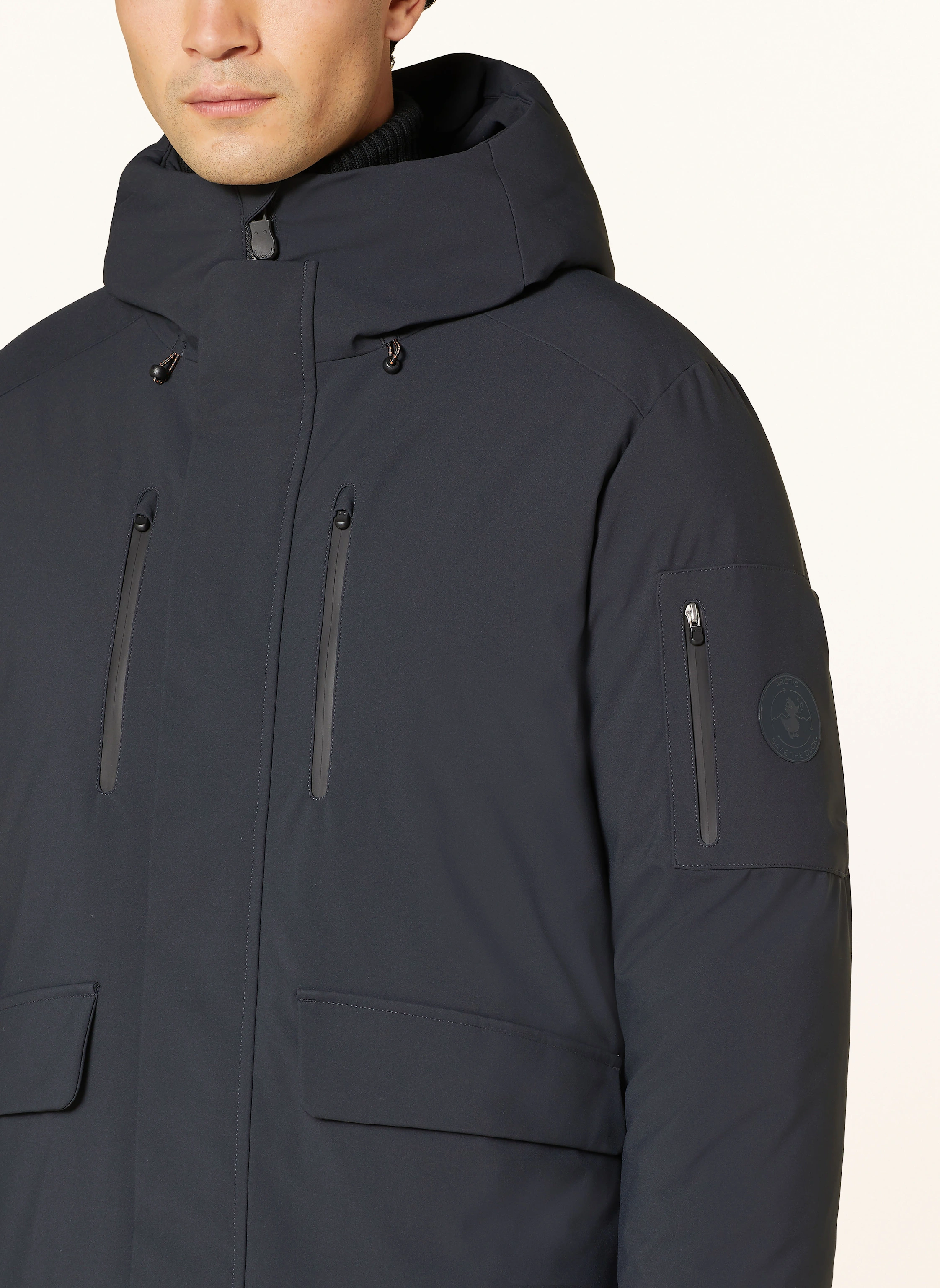 SAVE THE DUCK HIRAM jacket in black