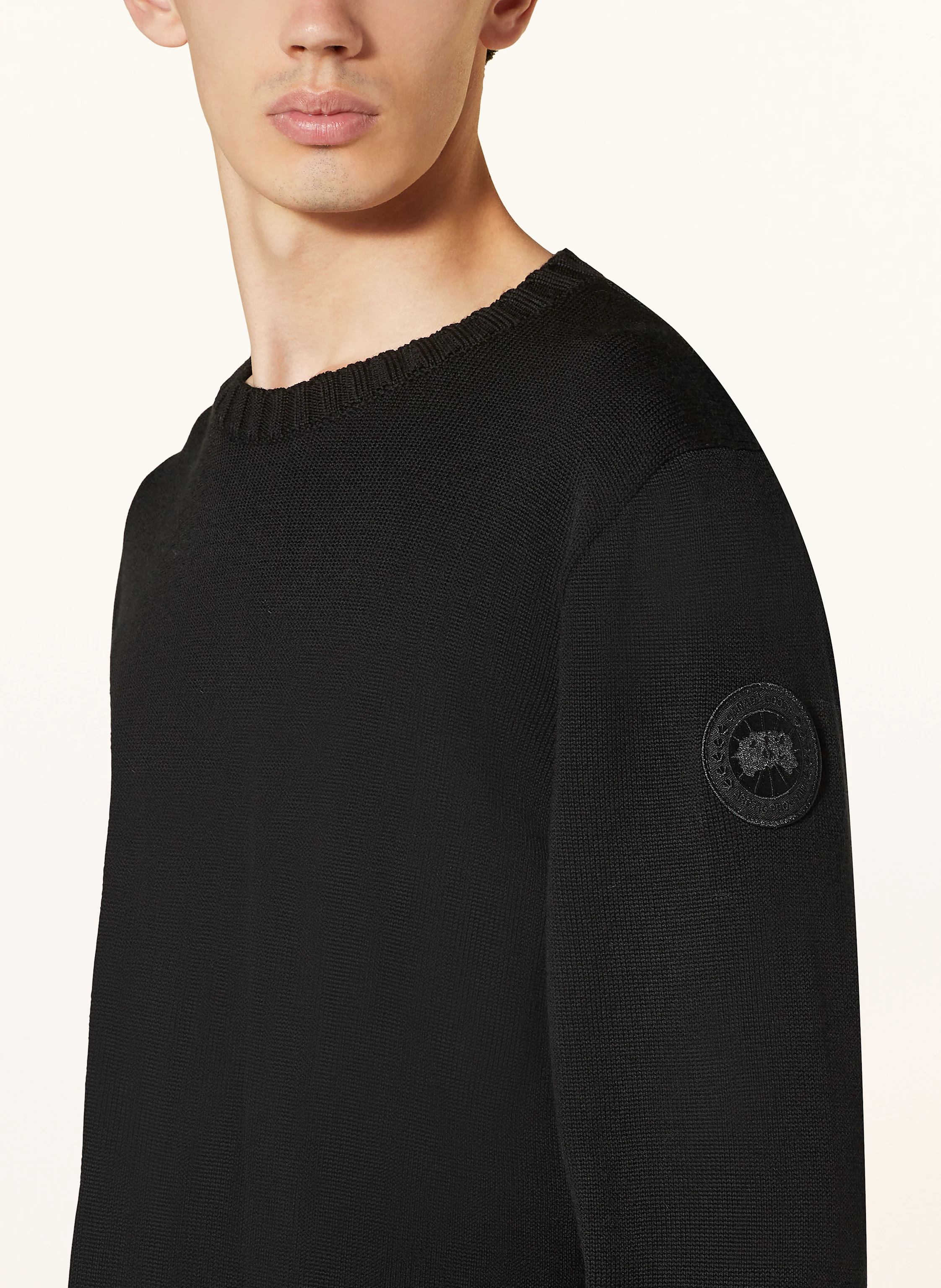 CANADA GOOSE Pullover ROSSEAU in schwarz