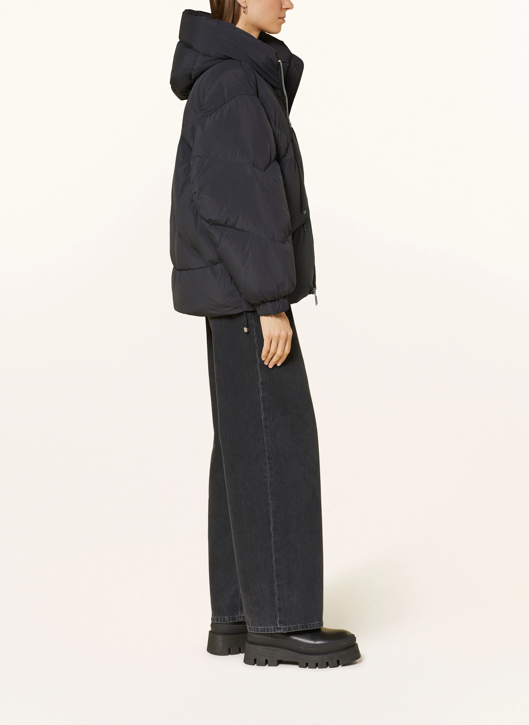 DUNO Down jacket PEGGIE in black