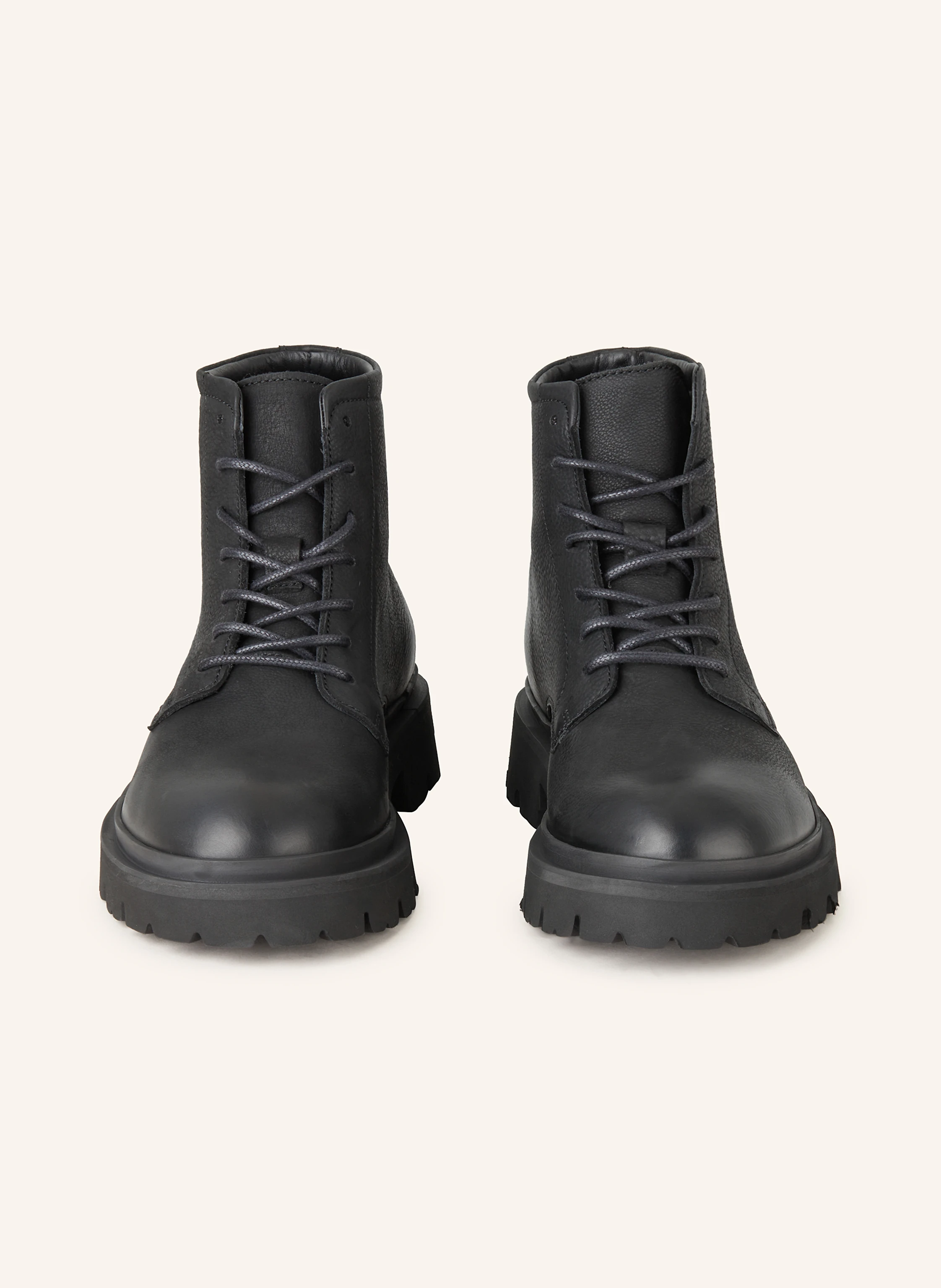 COPENHAGEN STUDIOS Lace-up Boots CPH188M: BLACK