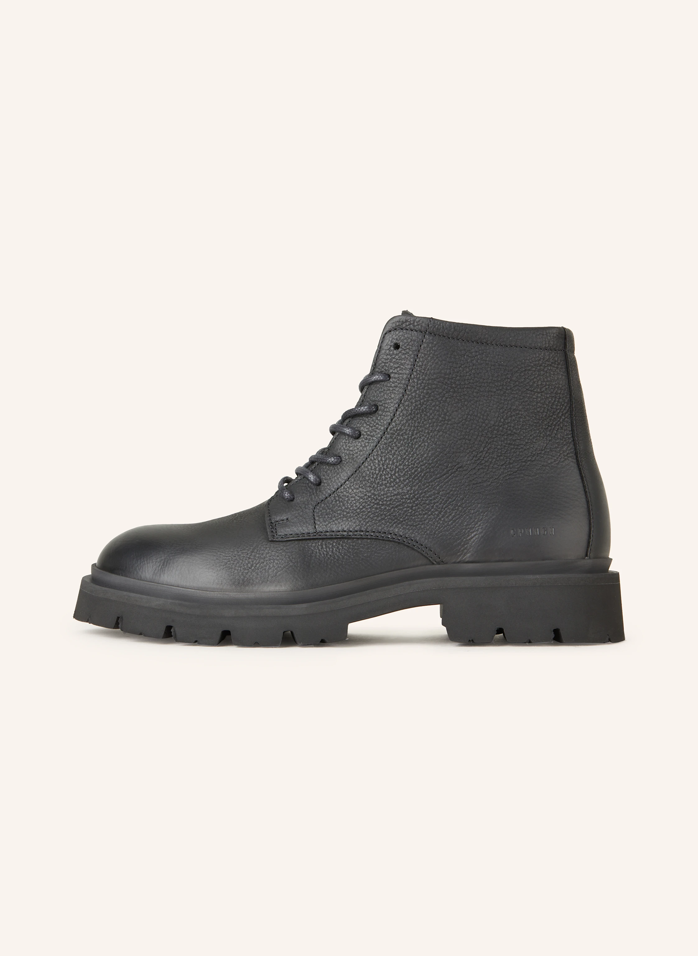 COPENHAGEN STUDIOS Lace-up Boots CPH188M: BLACK