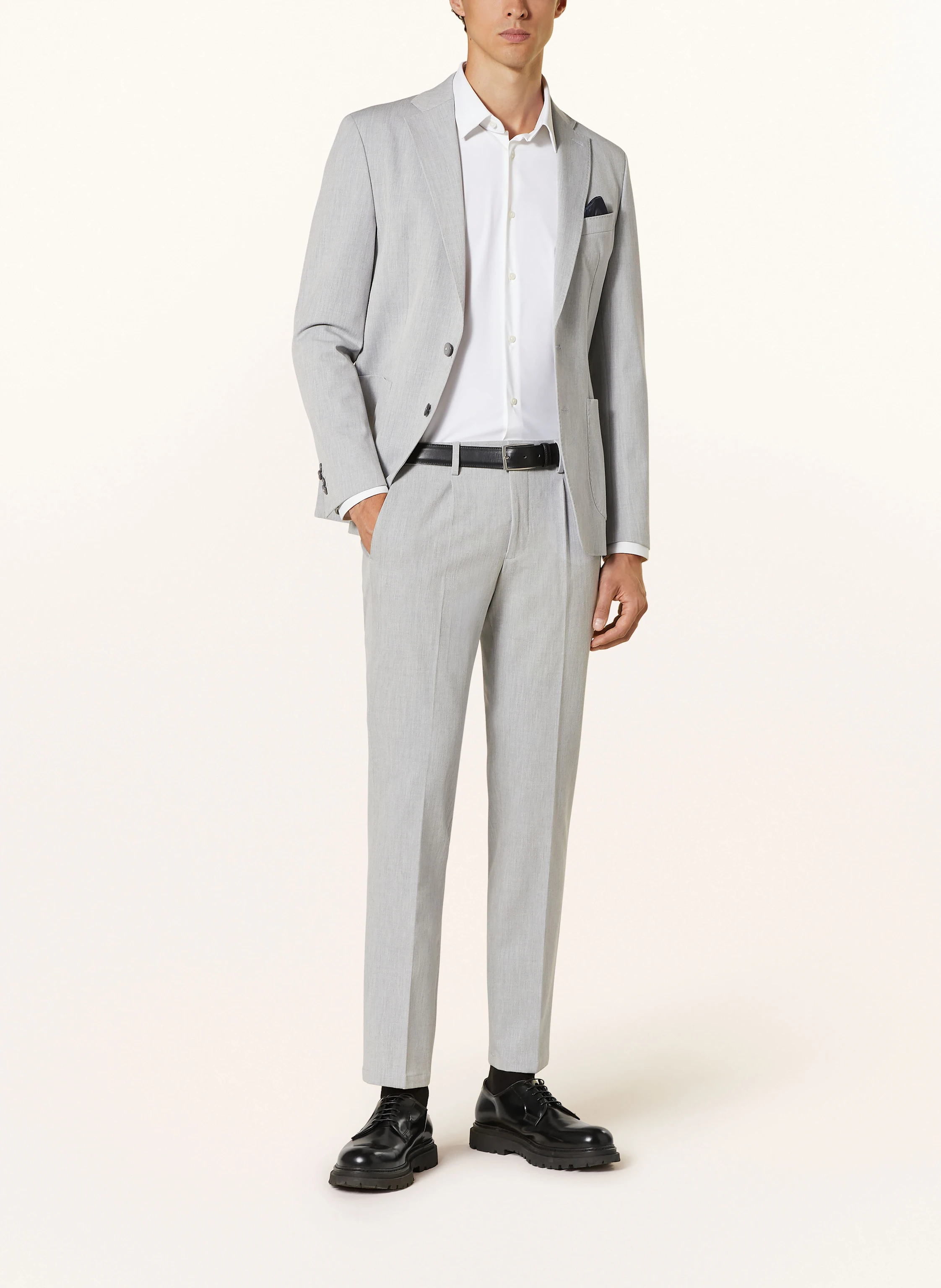 PAUL Suit trousers slim fit: 970 LIGHT GREY