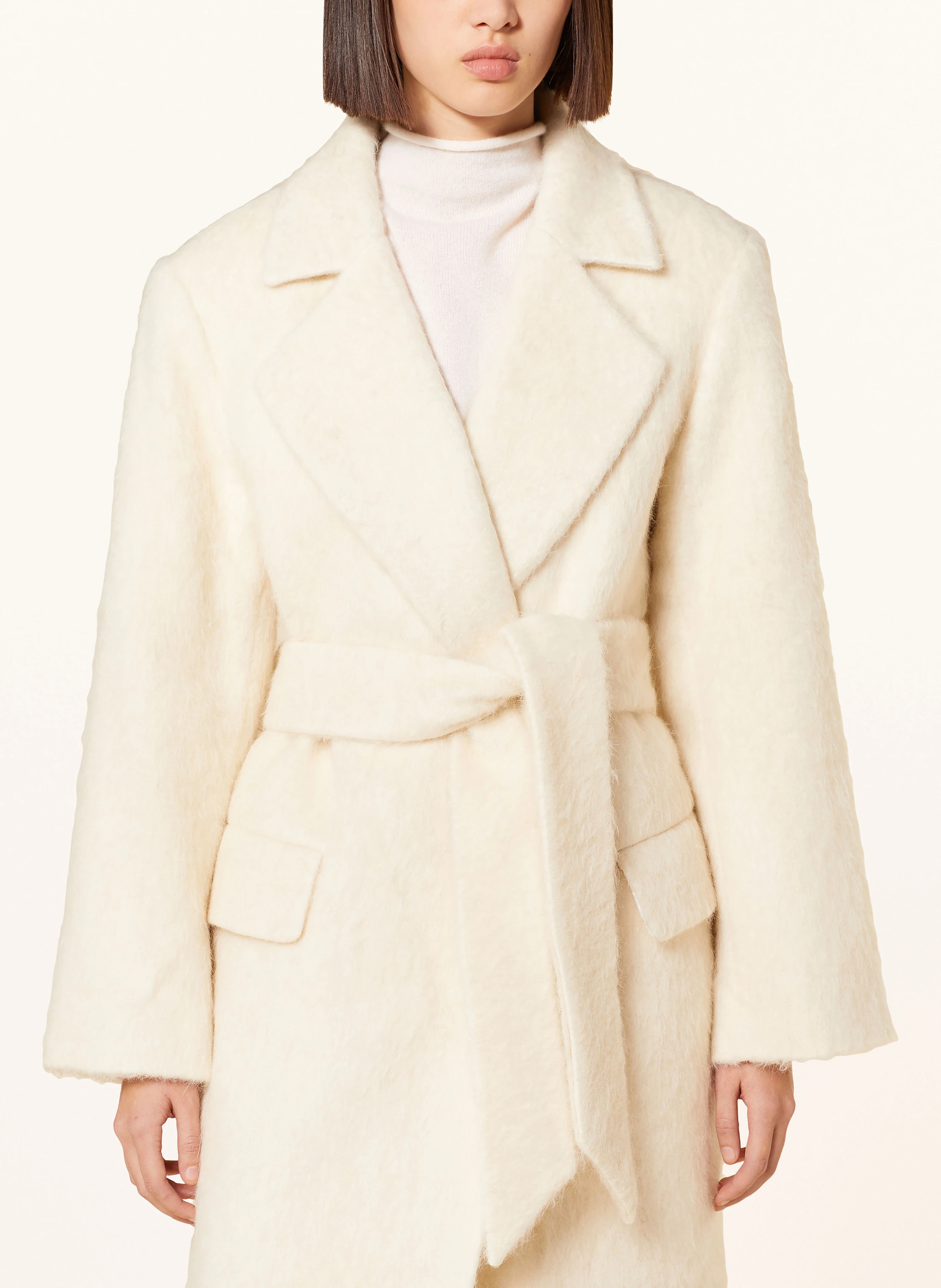 ALMADA LABEL Coat IVY in cream
