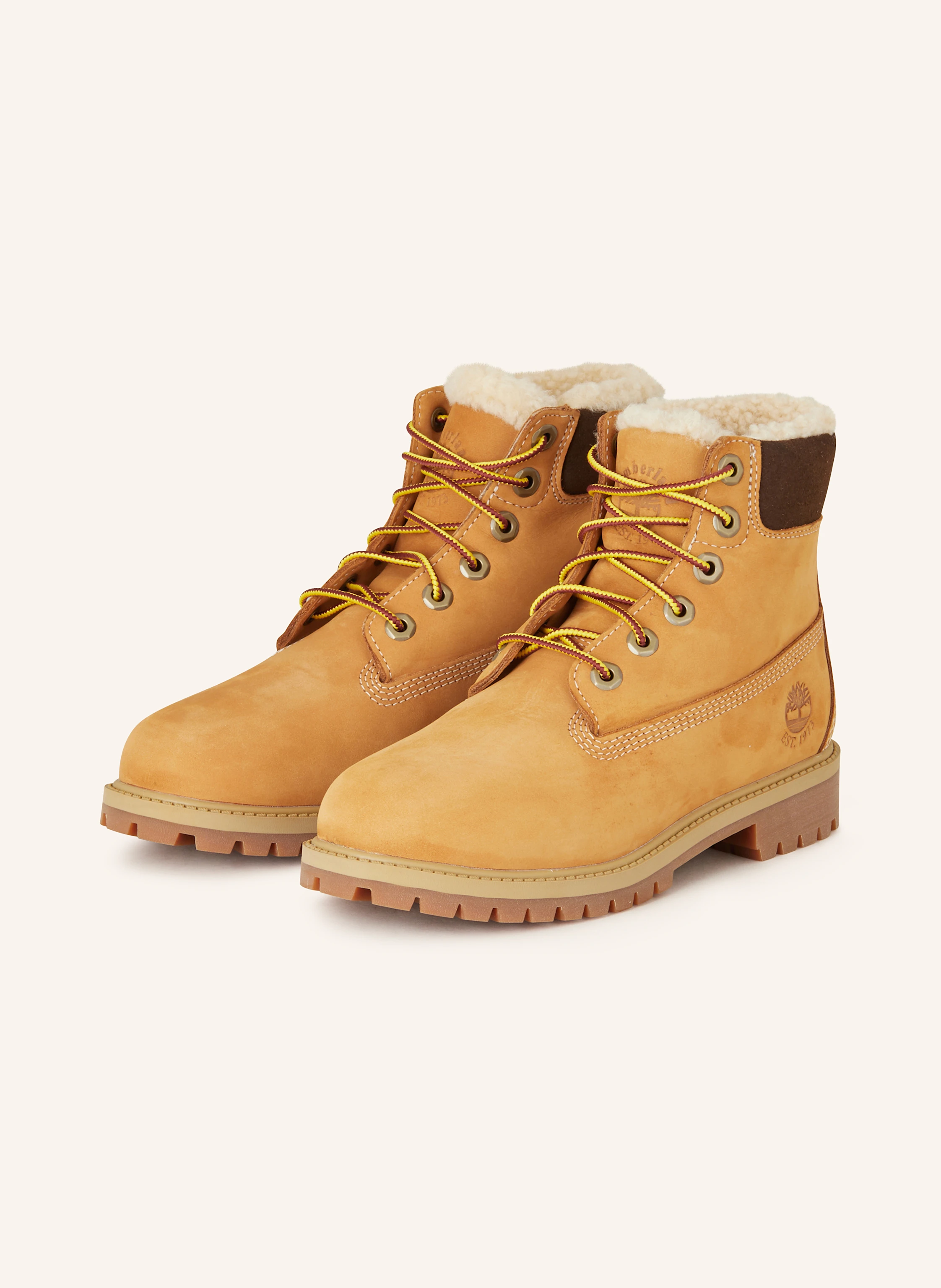 Timberland Schnürboots INCH PREMIUM in dunkelgelb/ braun