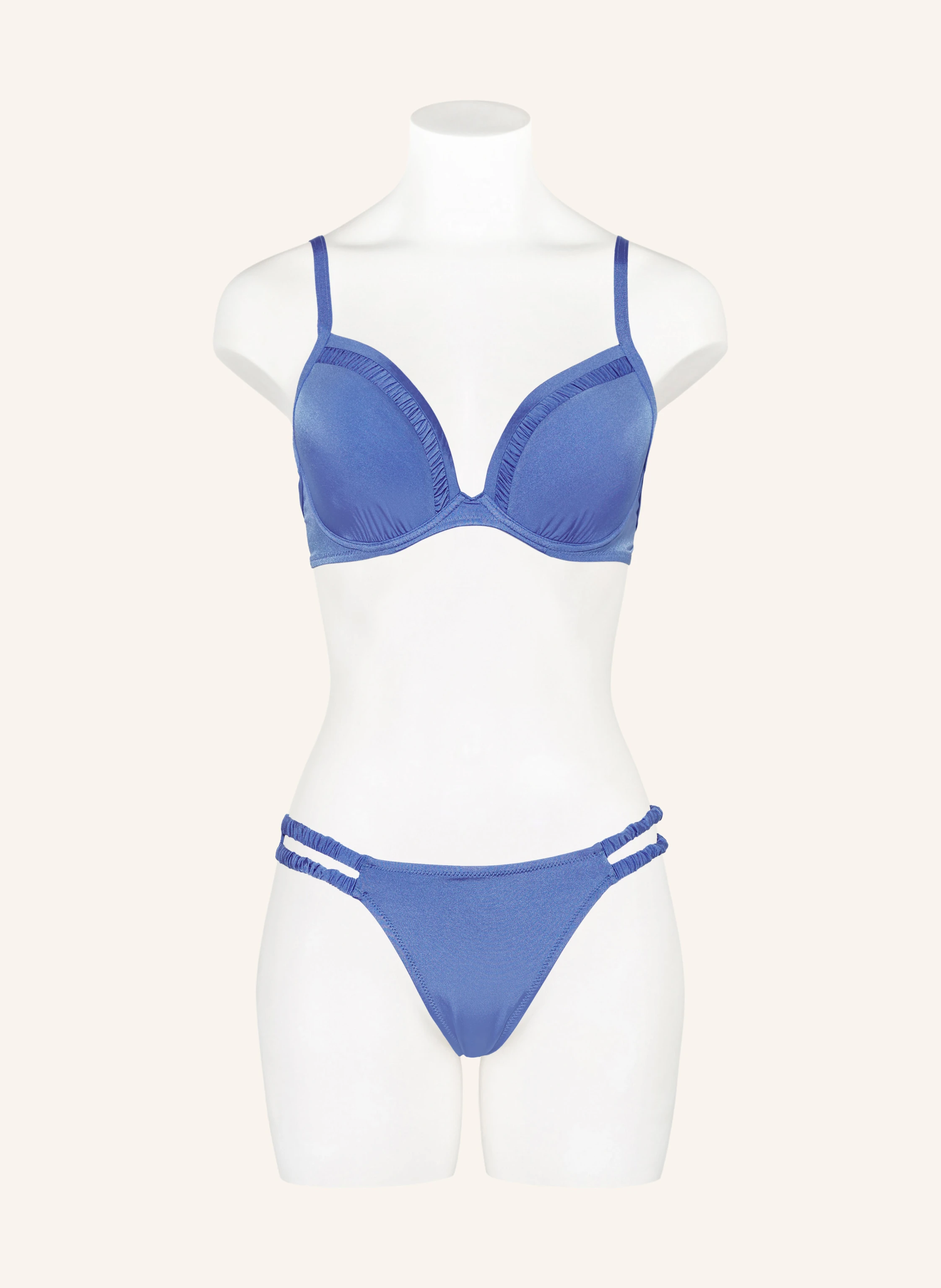 watercult Bh-bikinitopp SHIMMERING SOLIDS: BLÅ