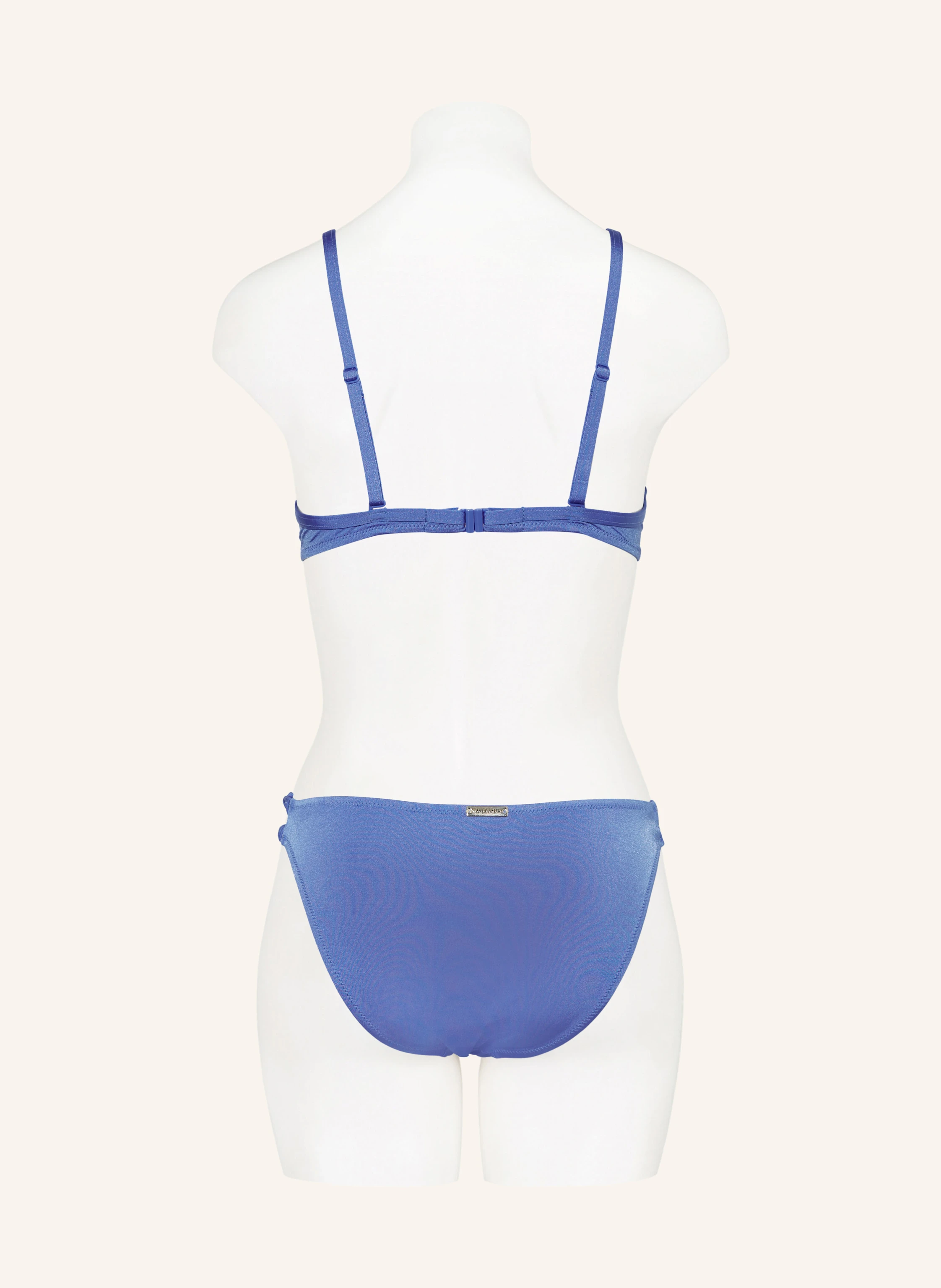 watercult Bh-bikinitopp SHIMMERING SOLIDS: BLÅ