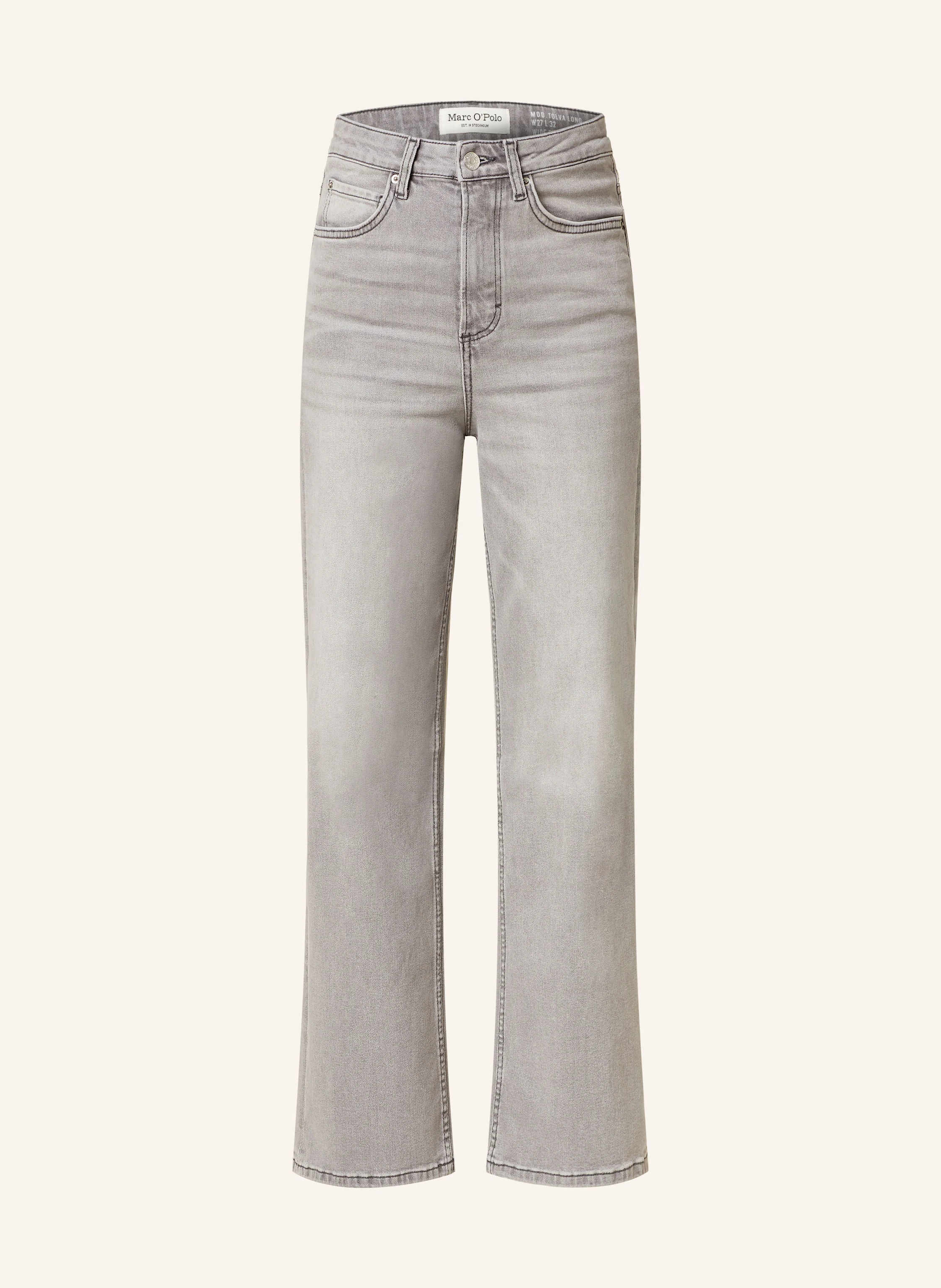 Marc O'Polo Straight jeans in 021 light grey wash