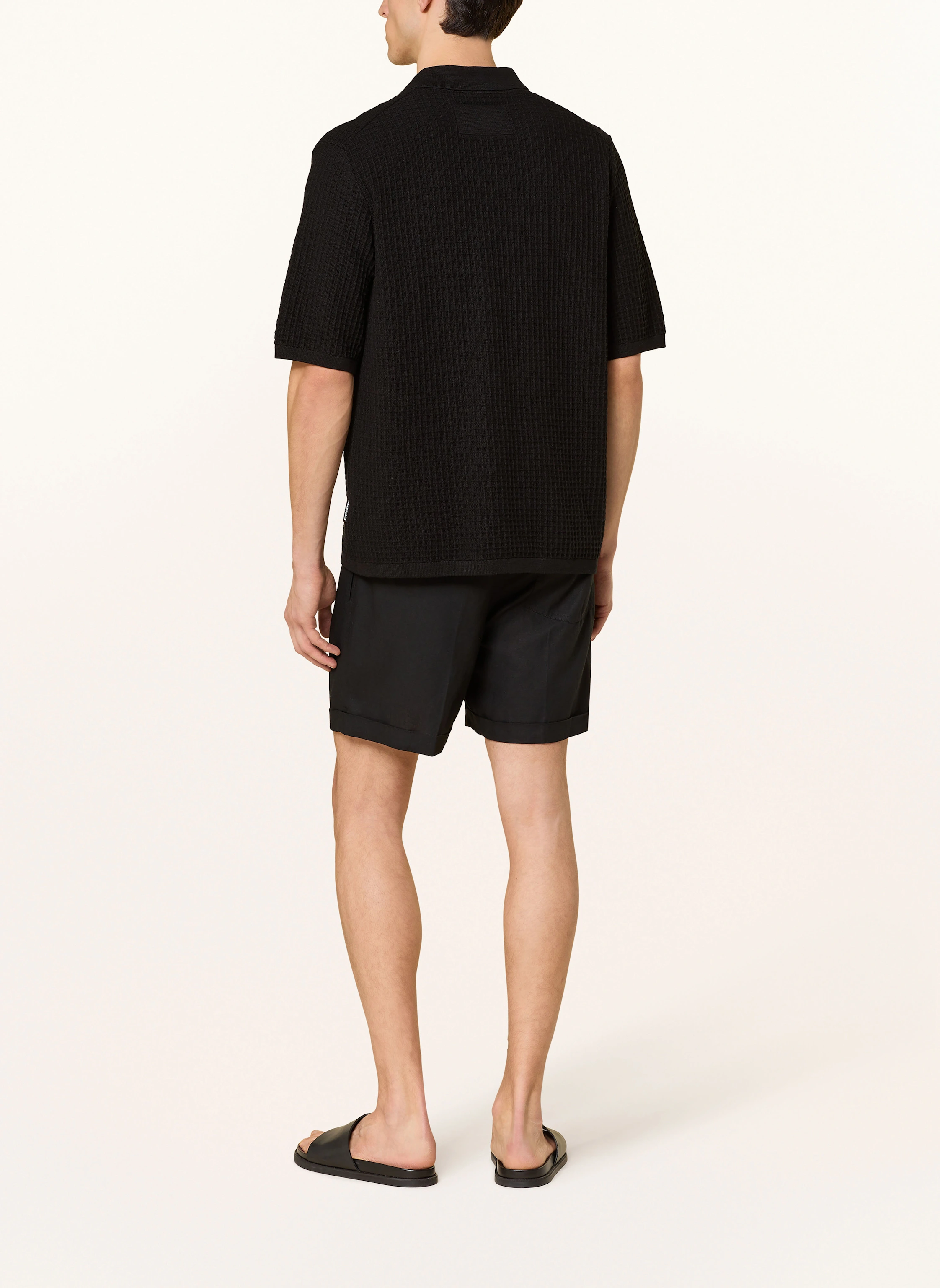 ARMEDANGELS Knit shirt EDUAARDO: BLACK