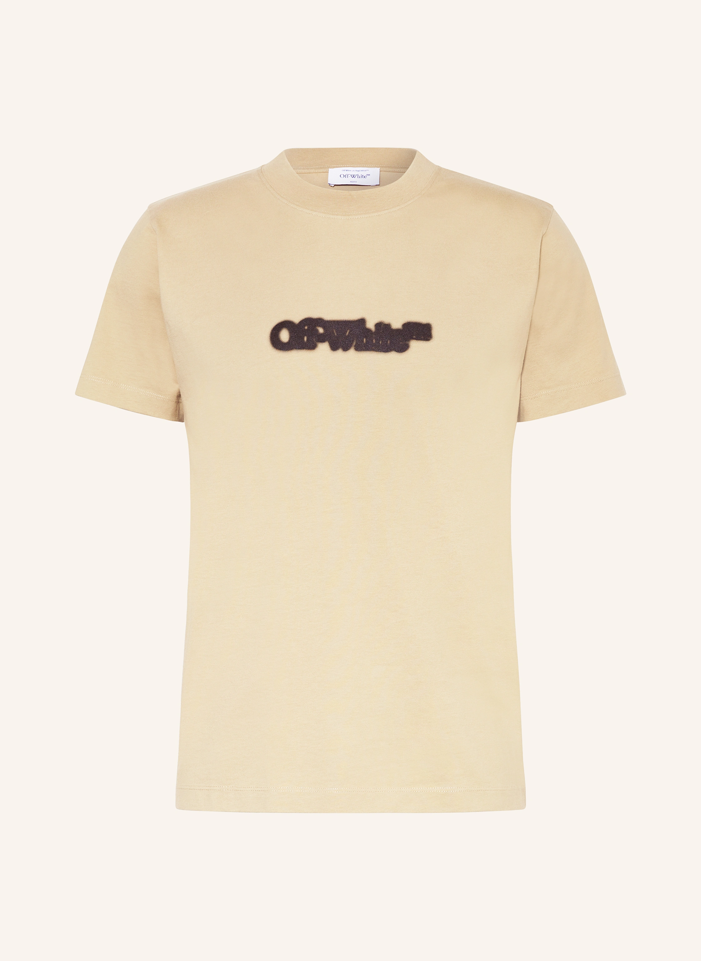 Off-White T-Shirt in beige