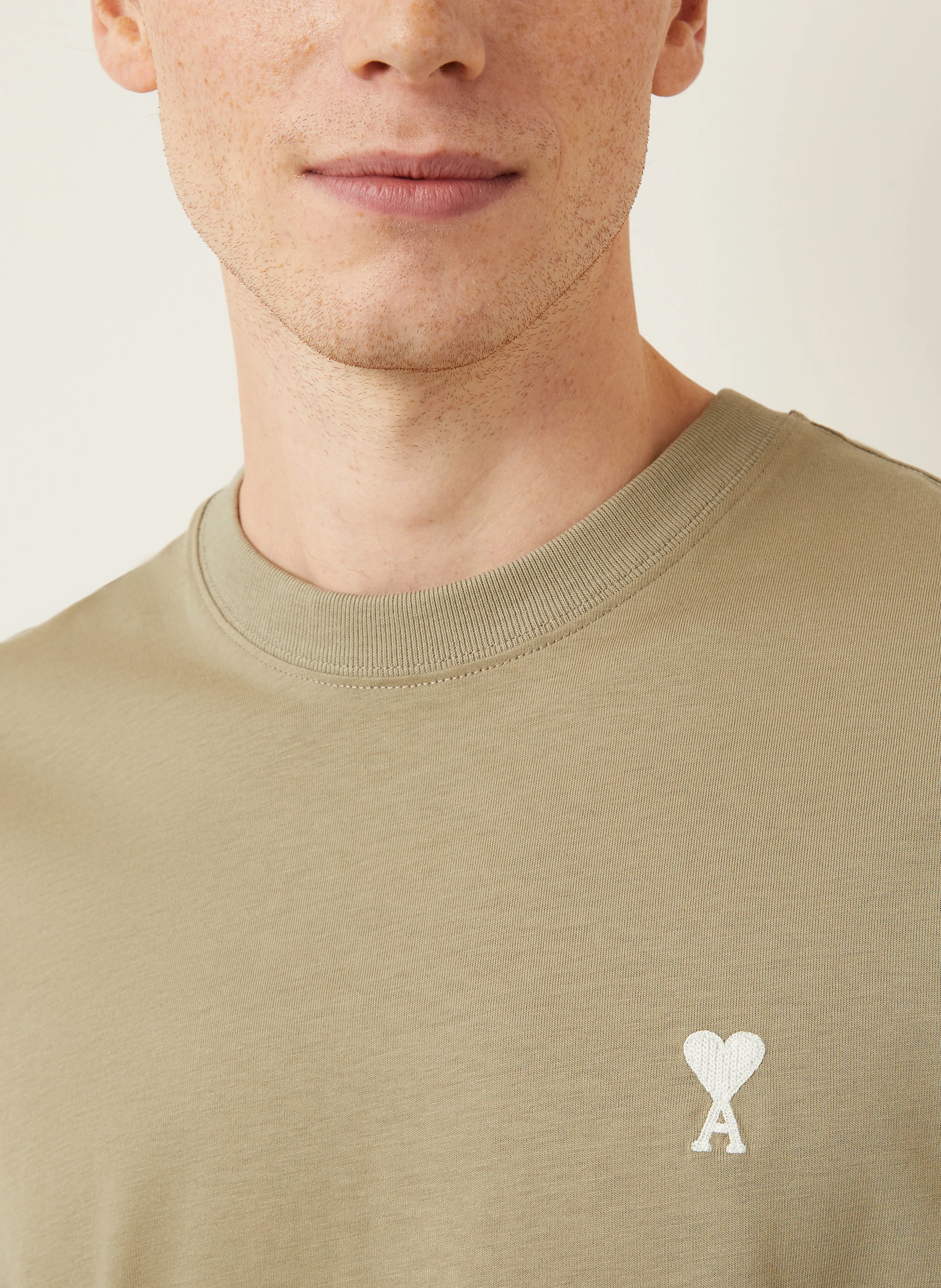 AMI PARIS T-shirt in beige