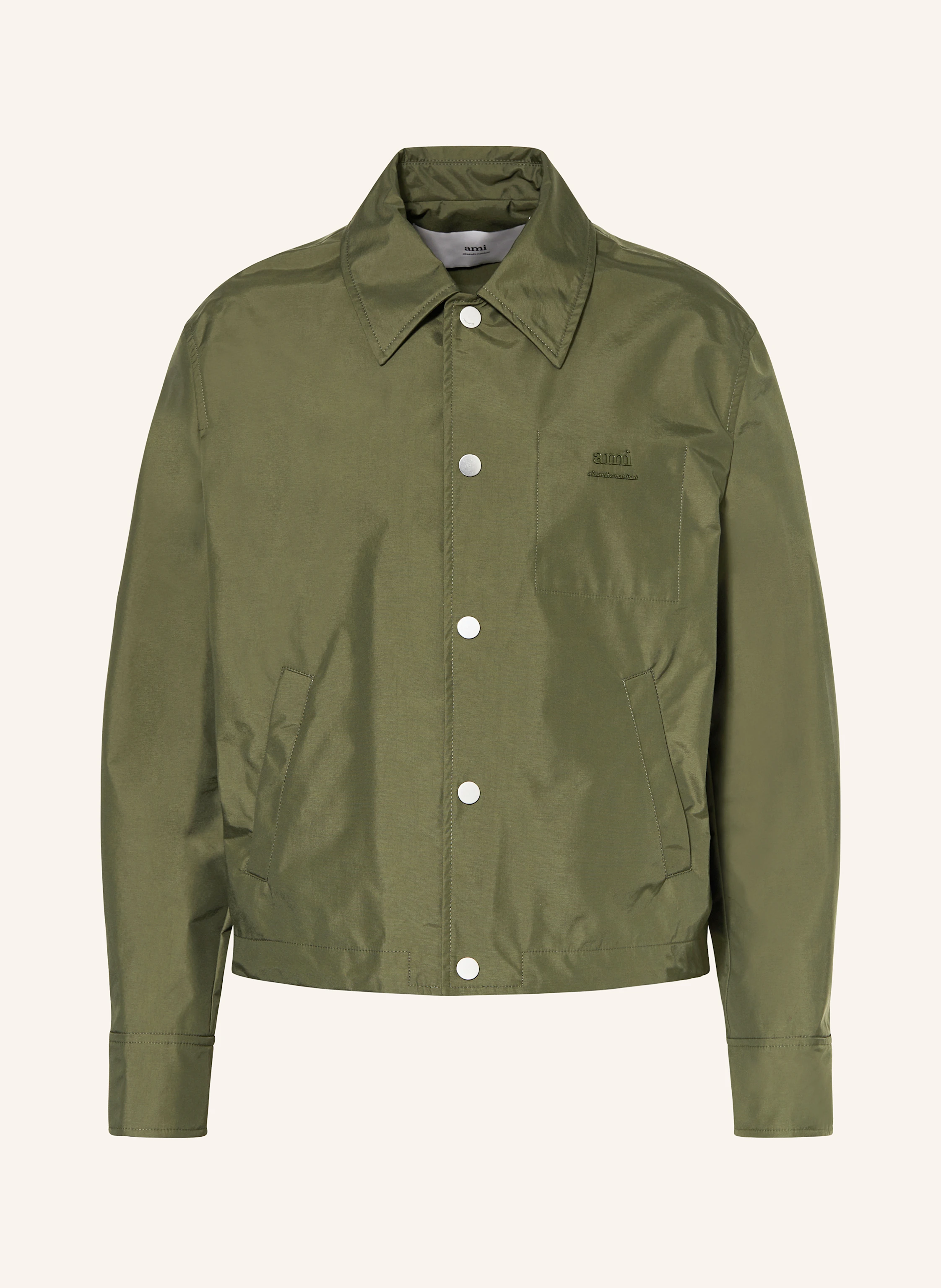 AMI PARIS Jacket in dark green