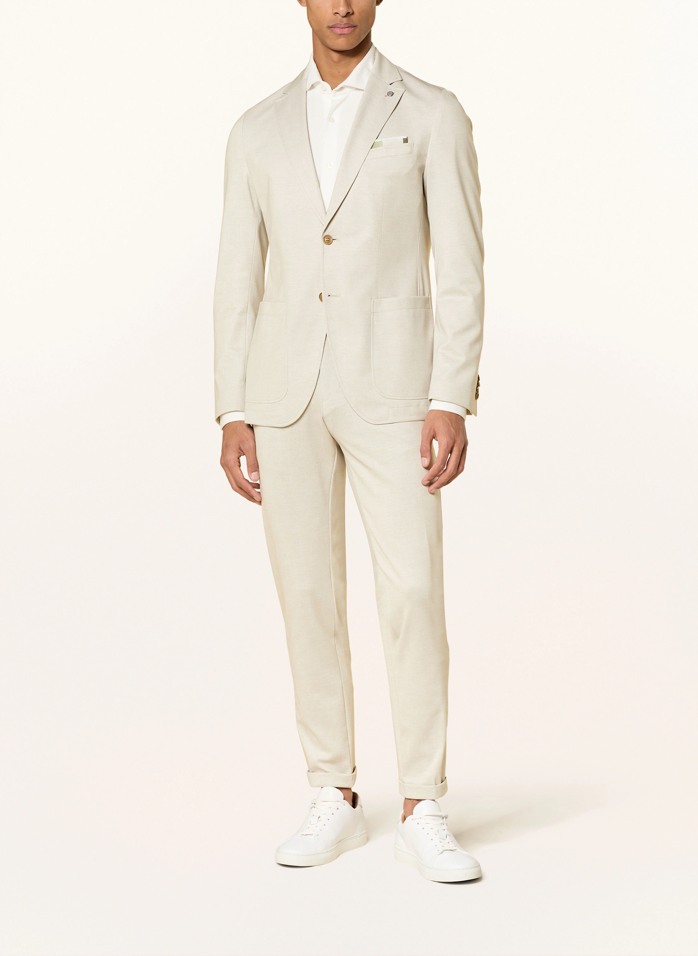 CG CLUB of GENTS Suit jacket CG CARTER-J Slim Fit in 21 hellbeige