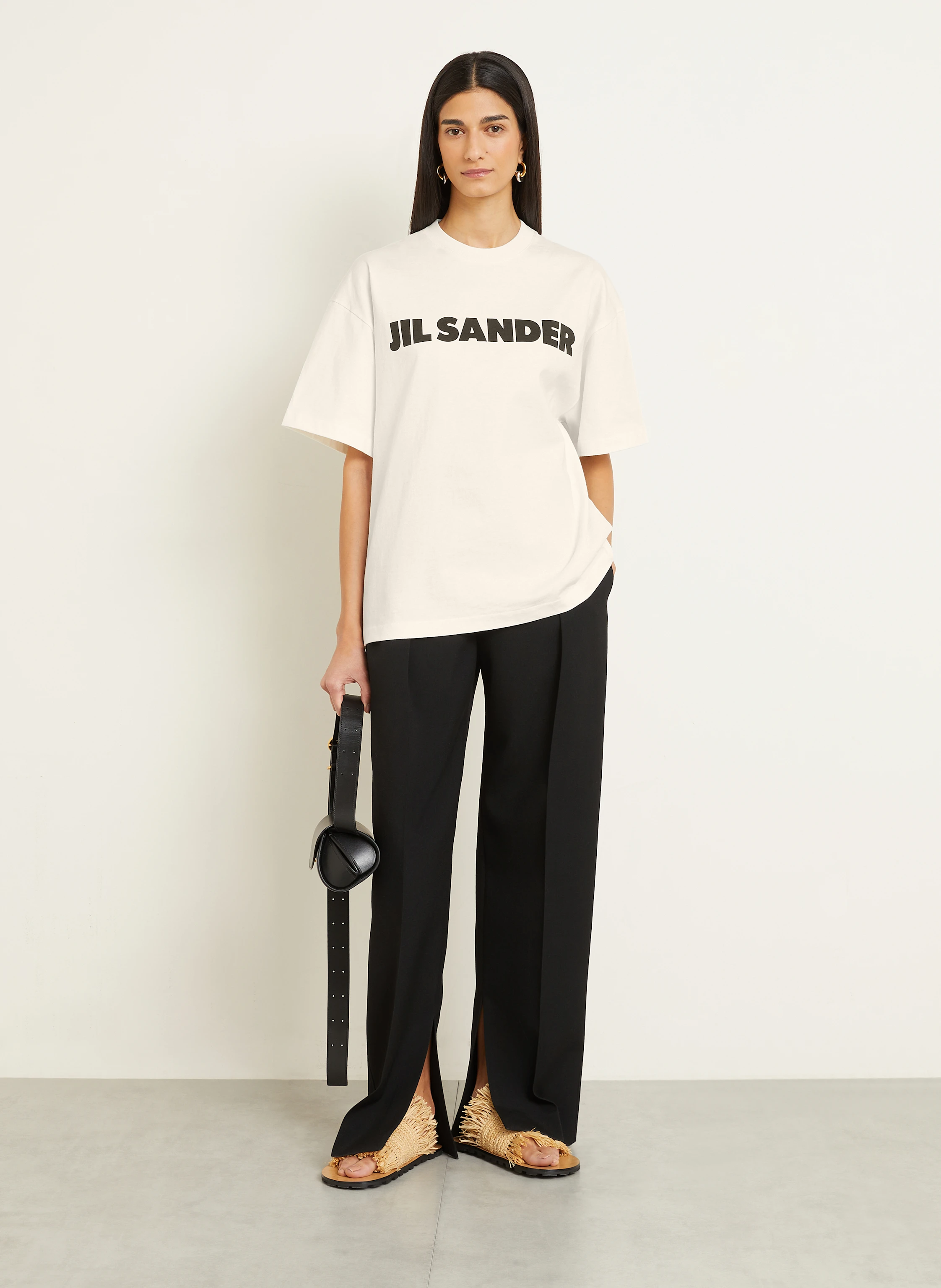 JIL SANDER T-Shirt in ecru