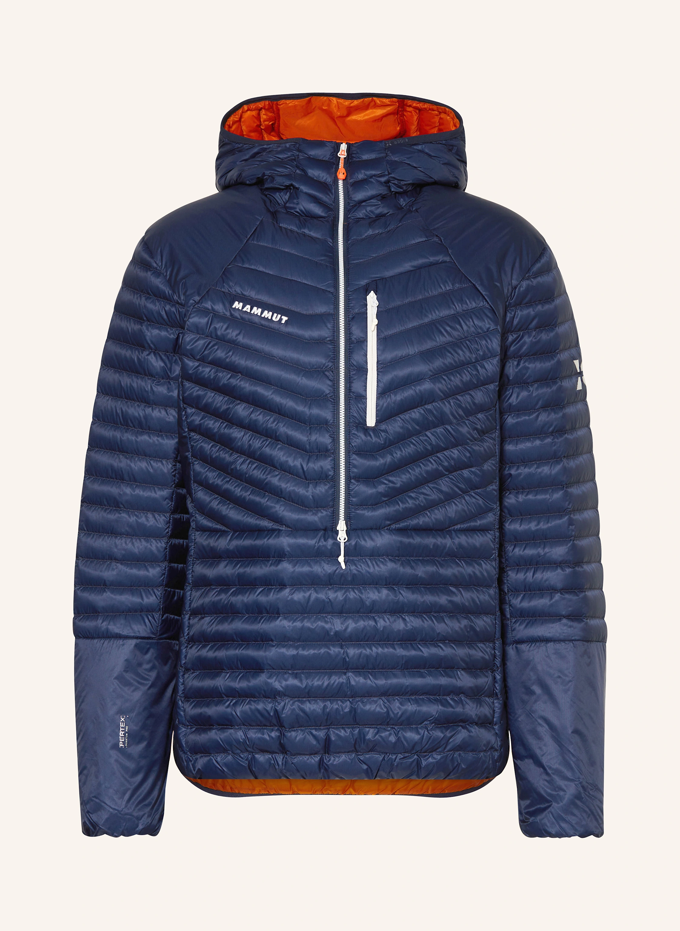 MAMMUT Lightweight down jacket EIGER SPEED IN HALF ZIP HOODIE in