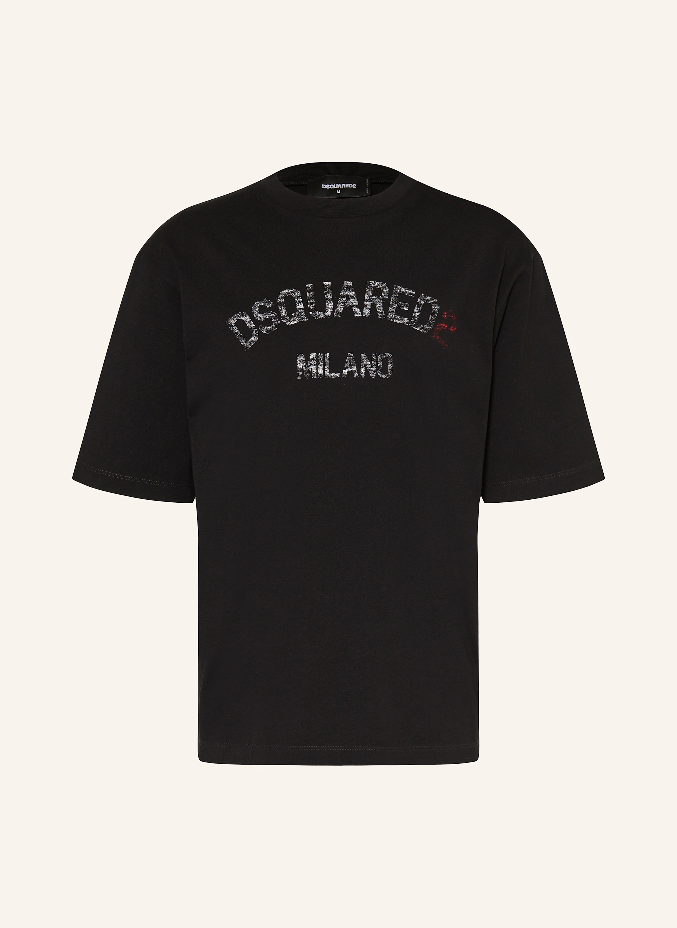 DSQUARED2 T-shirt in black DSQUARED2 T-shirt in black