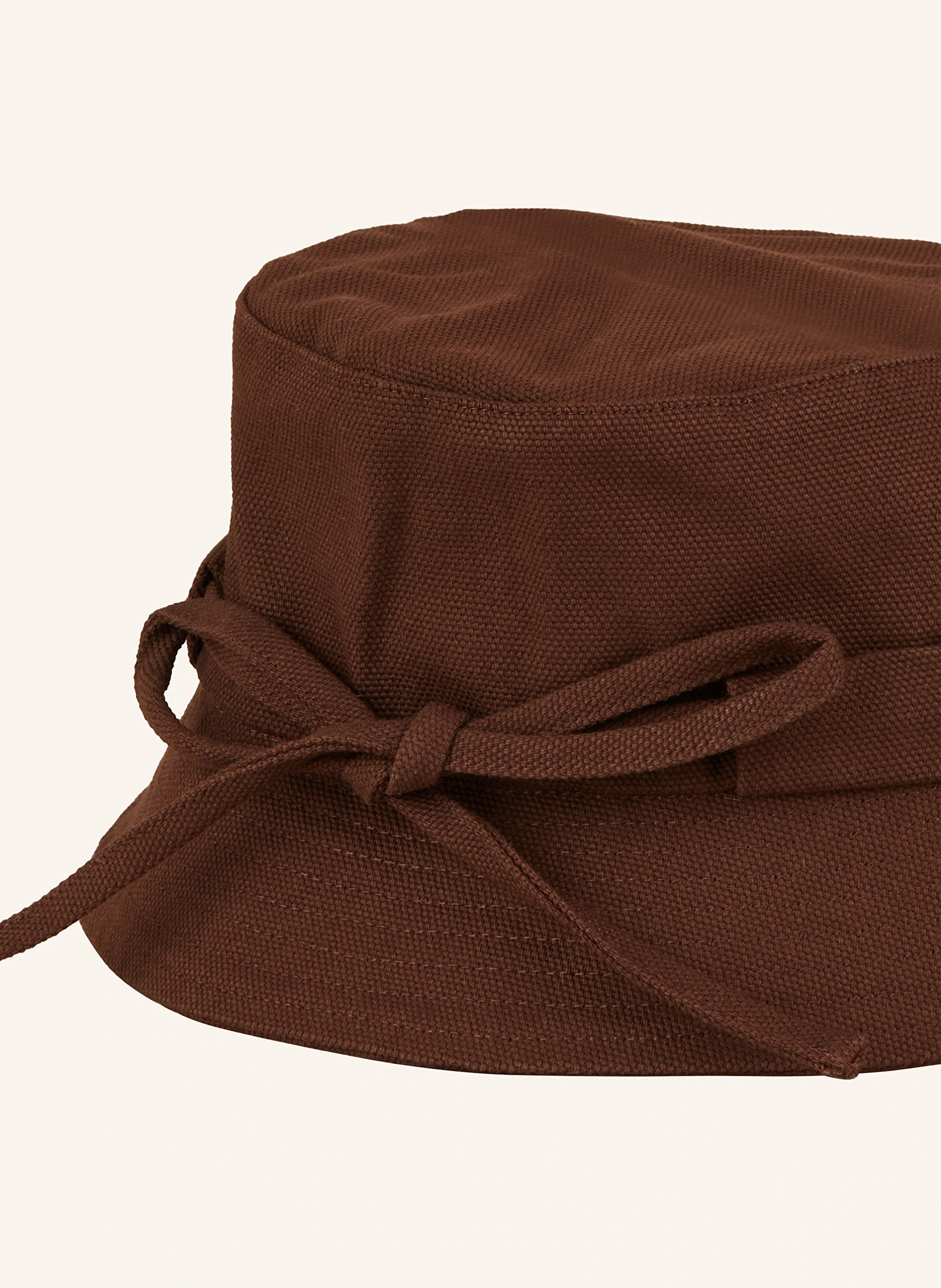 JACQUEMUS Bucket hat LE BOB GADJO in dark brown