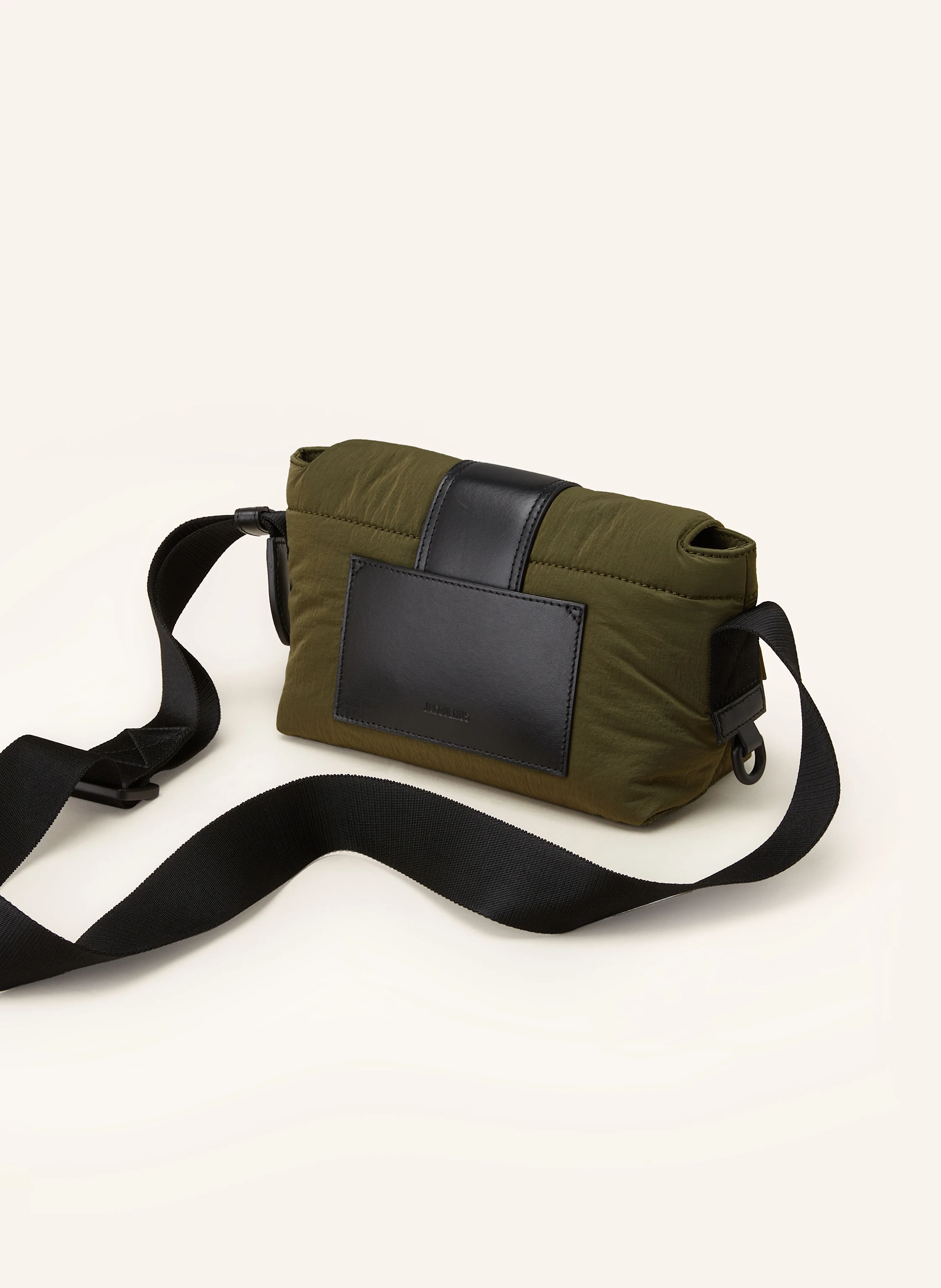 JACQUEMUS Crossbody bag LE PETIT MESSENGER BAMBINO in khaki