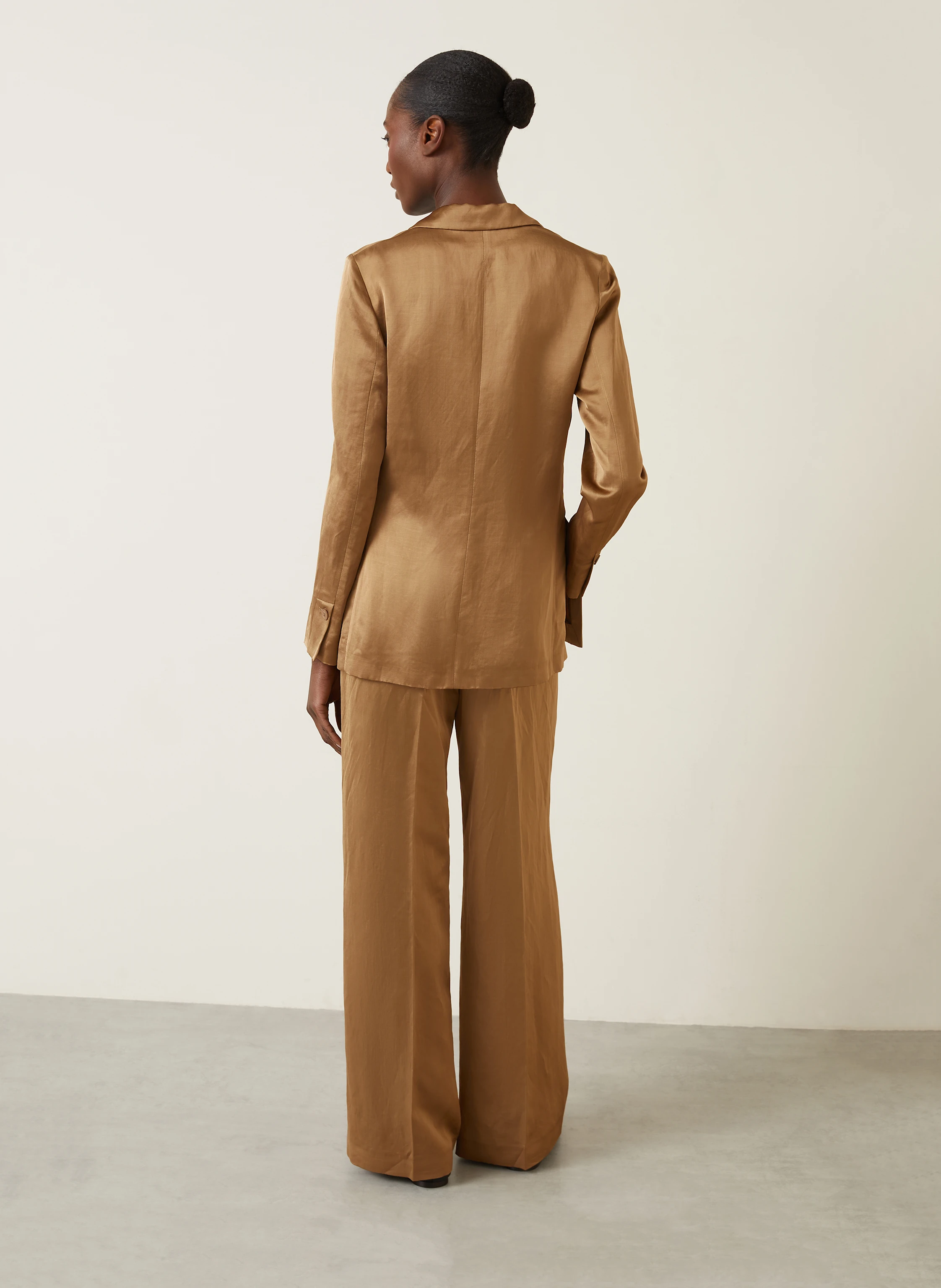 IRIS von ARNIM Blazer LEXIE with linen: BROWN