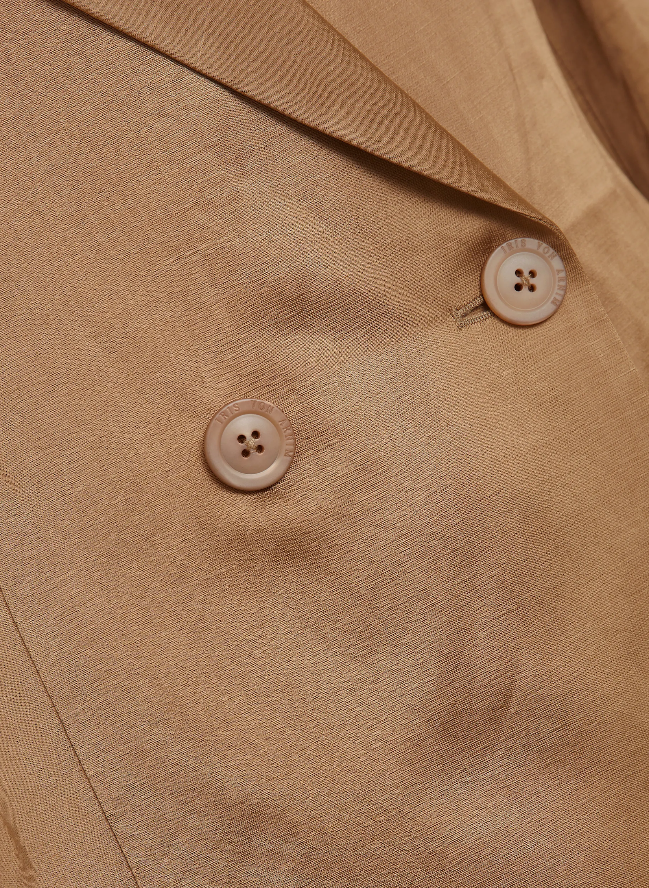 IRIS von ARNIM Blazer LEXIE with linen: BROWN