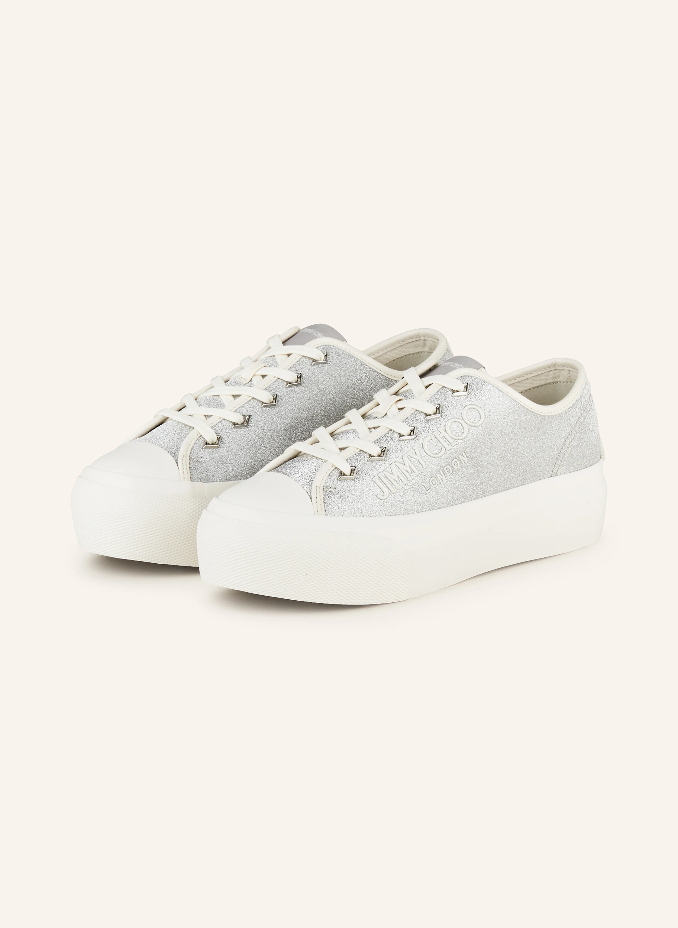 JIMMY CHOO Sneakers PALMA MAXI/F in silver