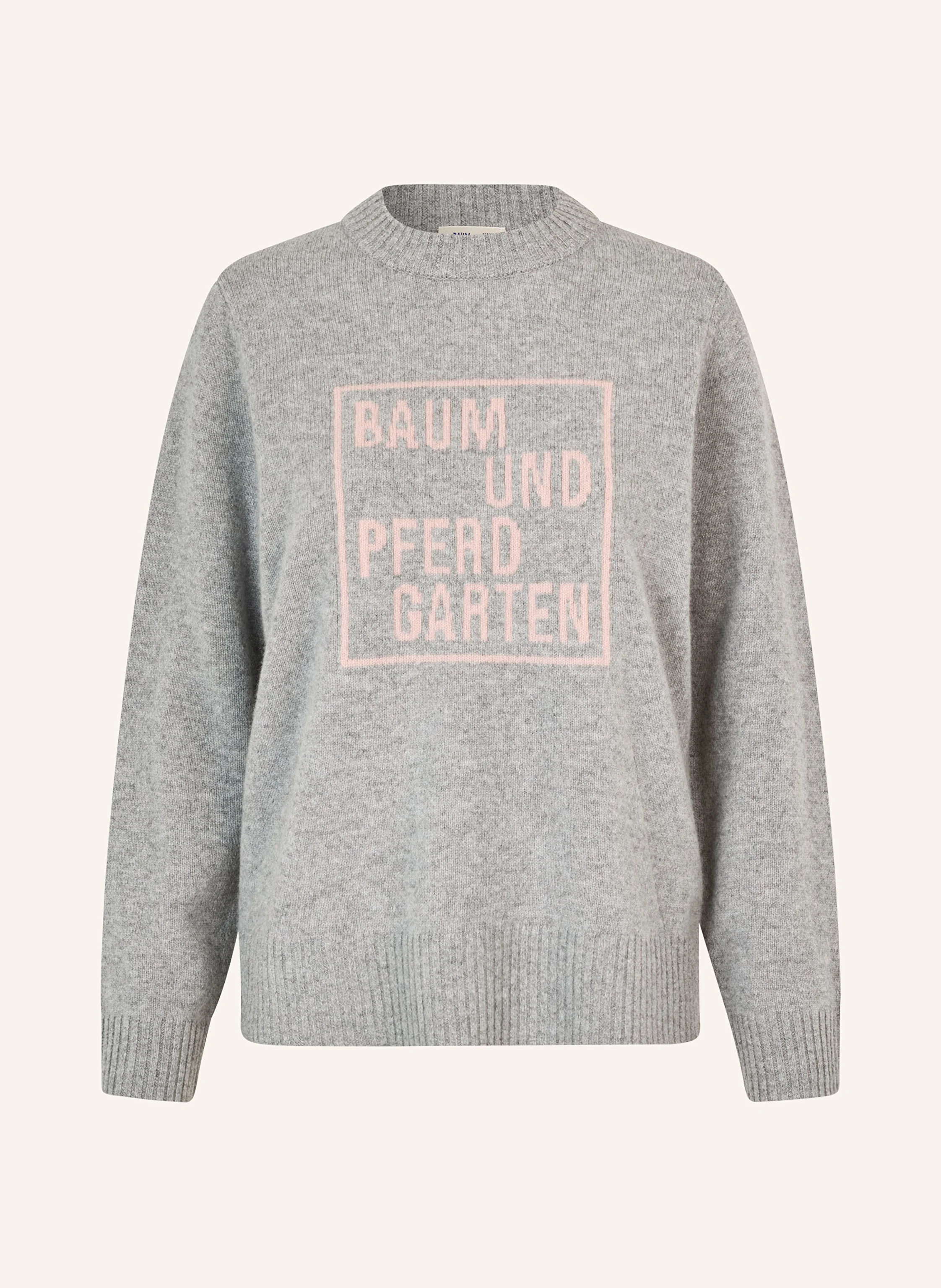 BAUM UND PFERDGARTEN スウェット BAUM UND PFERDGARTEN Sweater CLIO in gray / pink