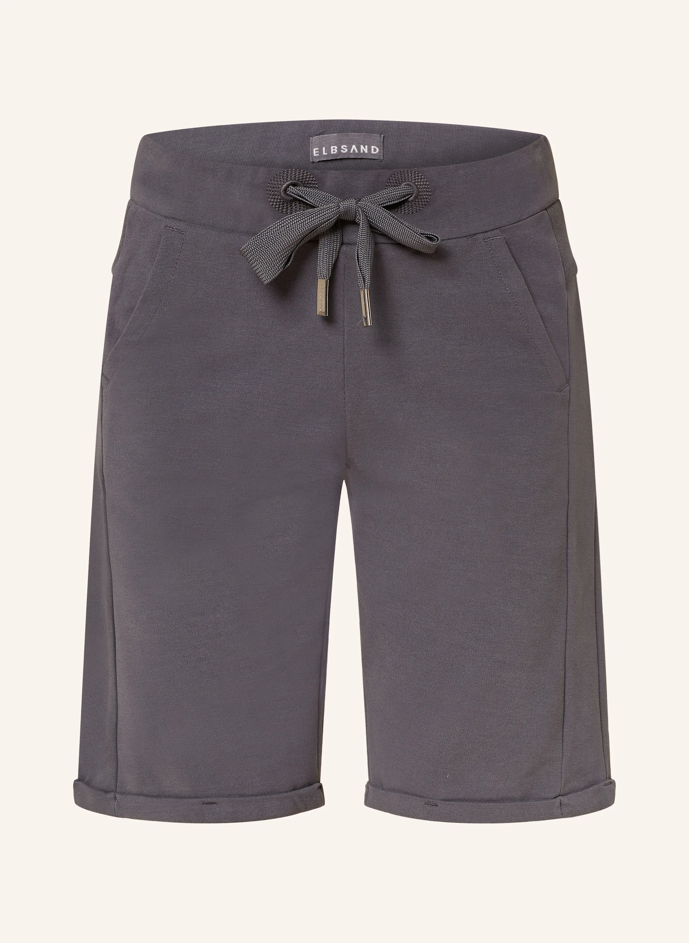 ELBSAND Sweatshorts BRINJANA: MØRKEGRÅ