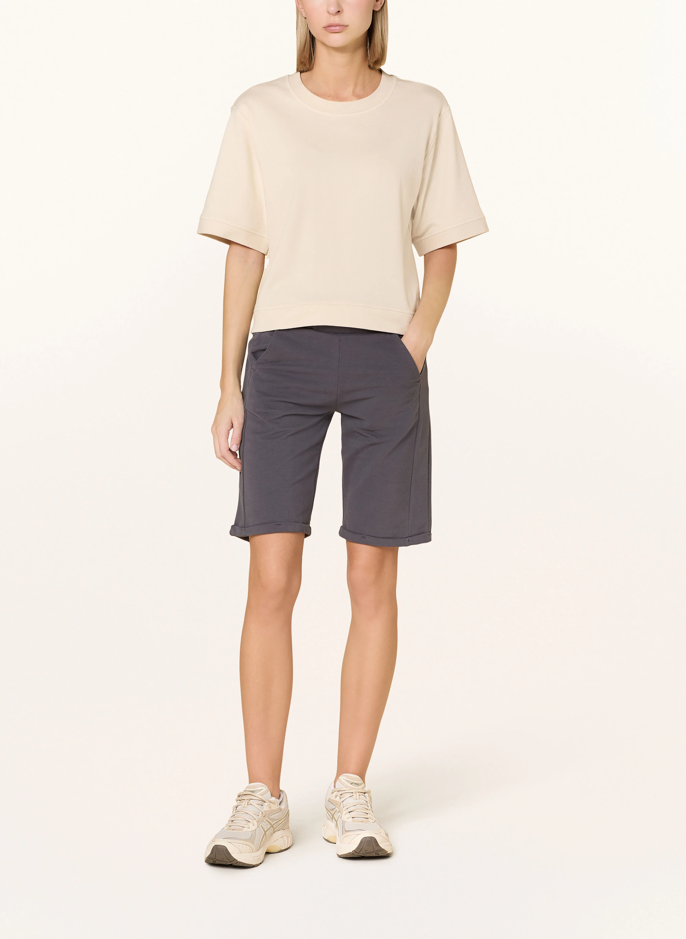 ELBSAND Sweatshorts BRINJANA: MØRKEGRÅ