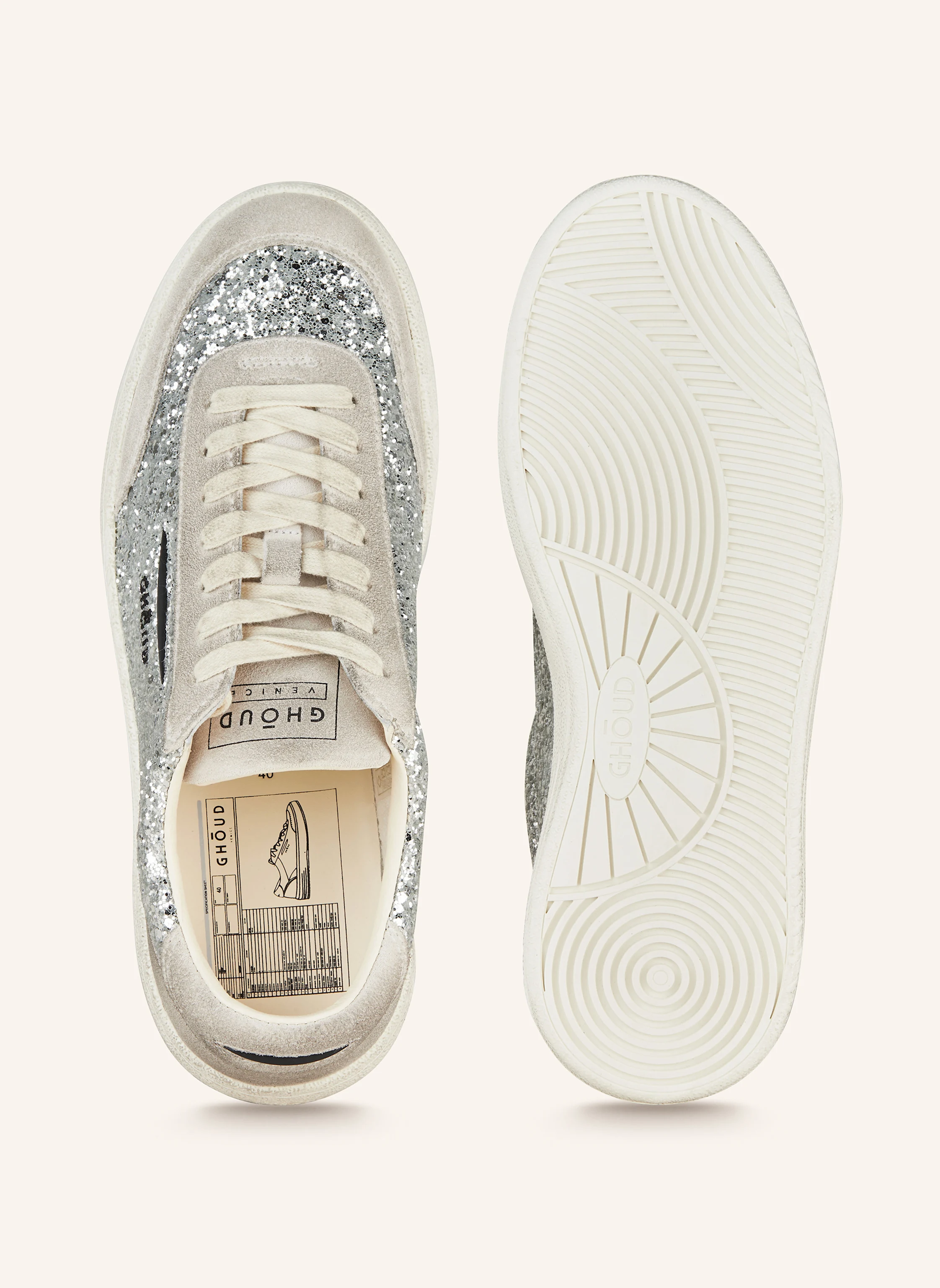 GHOUD Sneakers in silver/ gray