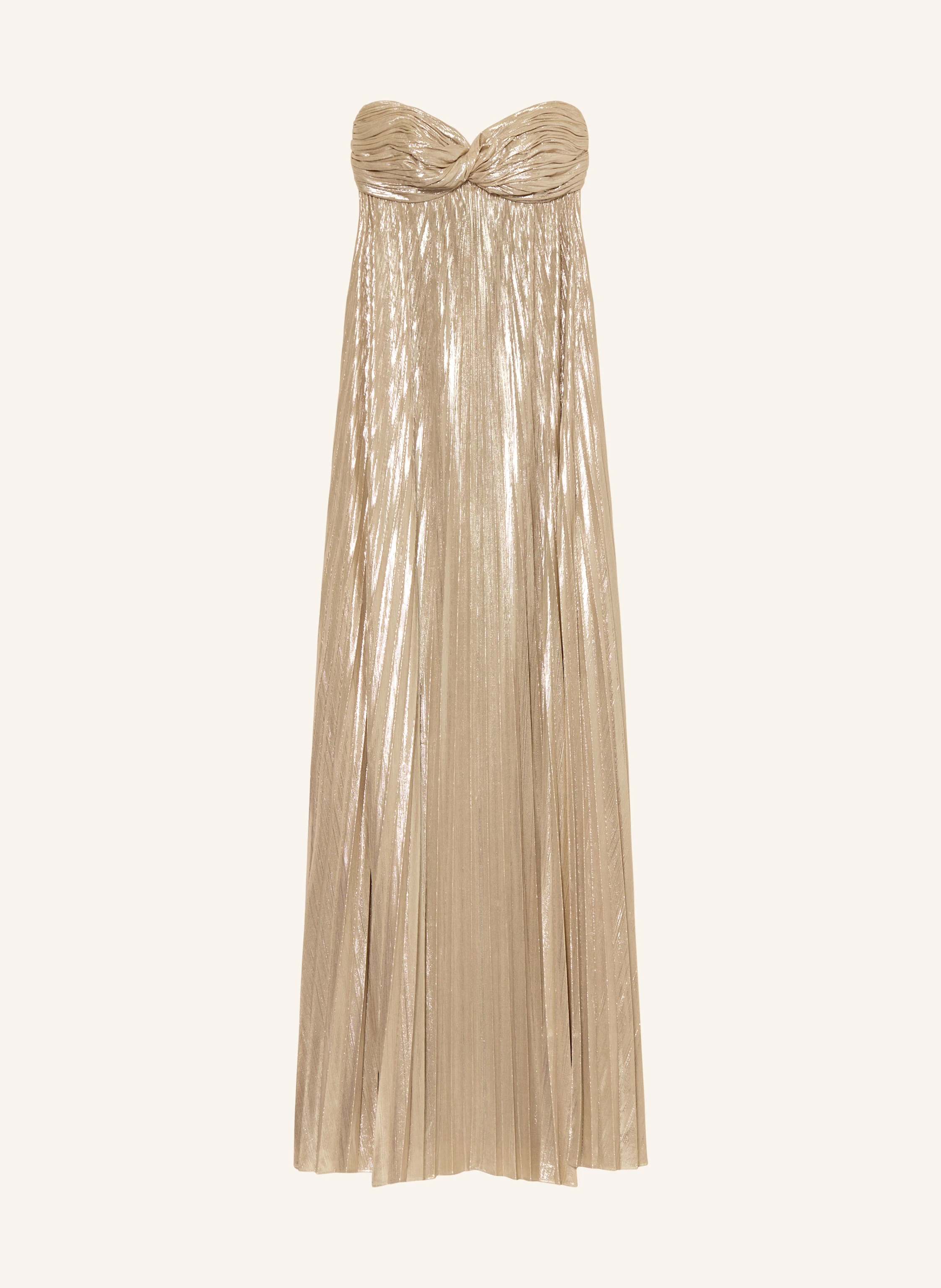RETROFTE Pleated dress ZOA in beige