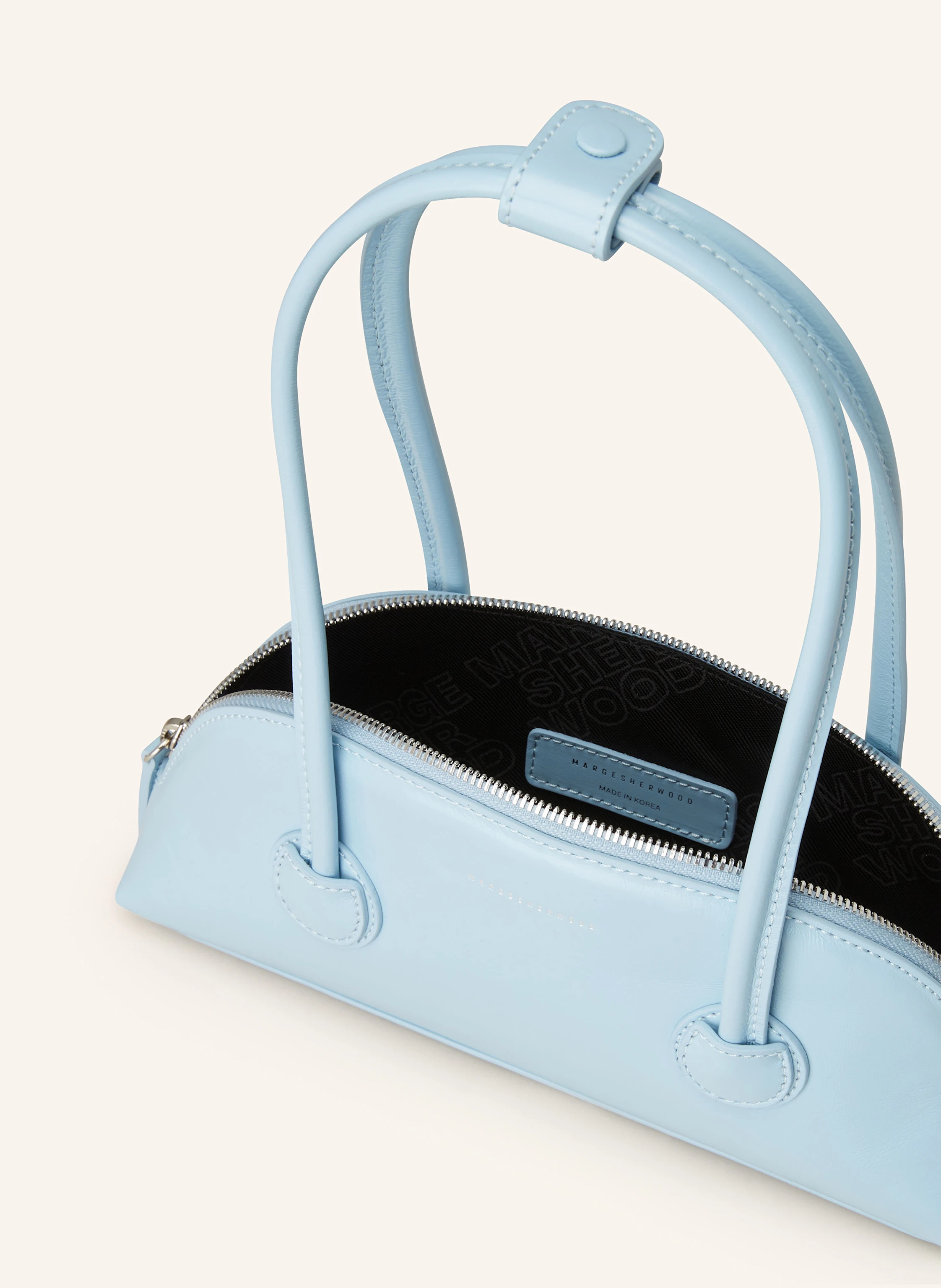 ☆MARGE SHERWOOD☆ BESSETTE SHOULDERdream blue glossy plain Marge Sherwood Bessette Shoulder Bag in Blue | Lyst