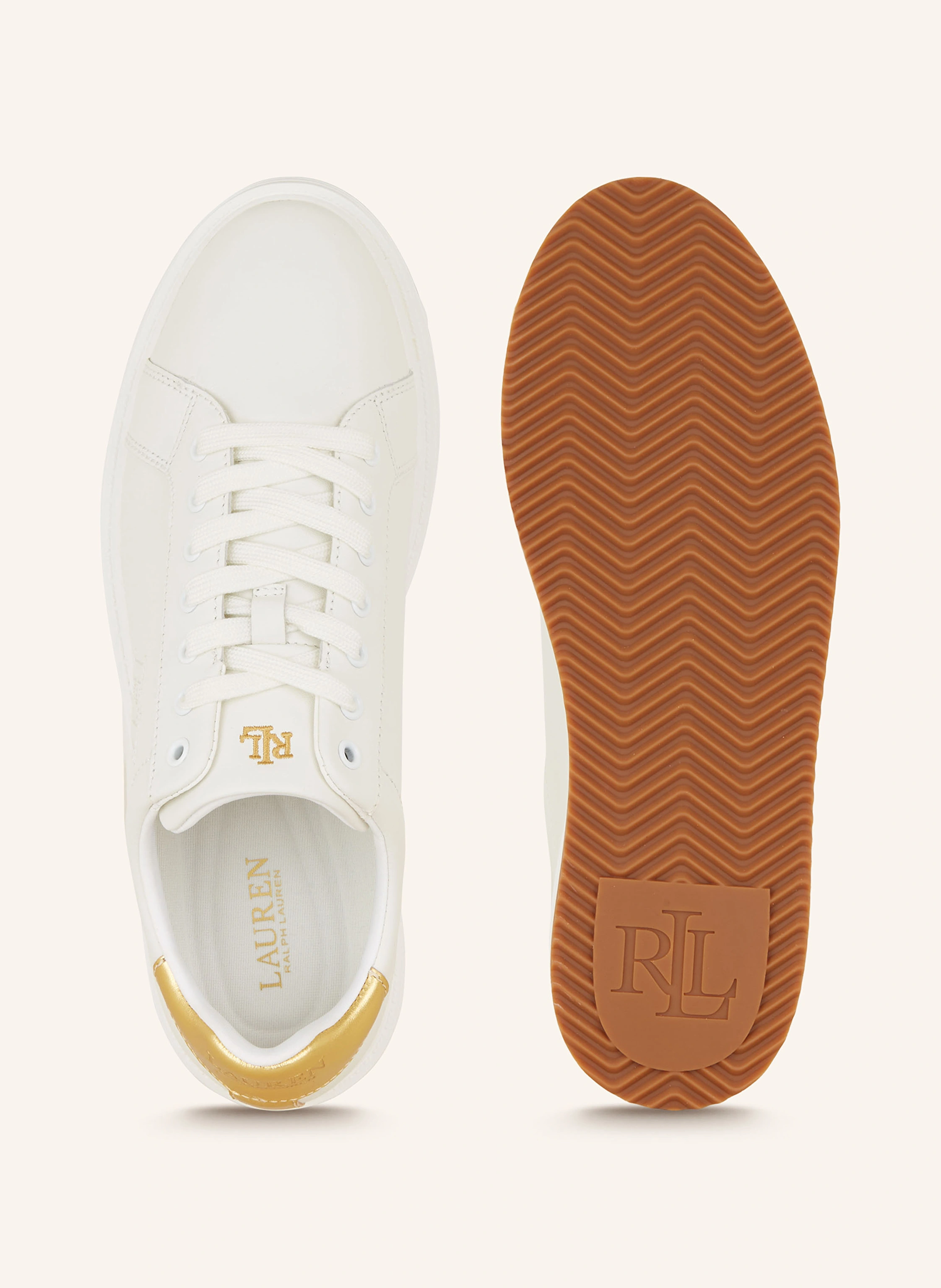 LAUREN RALPH LAUREN Sneaker AINSLEY in weiss