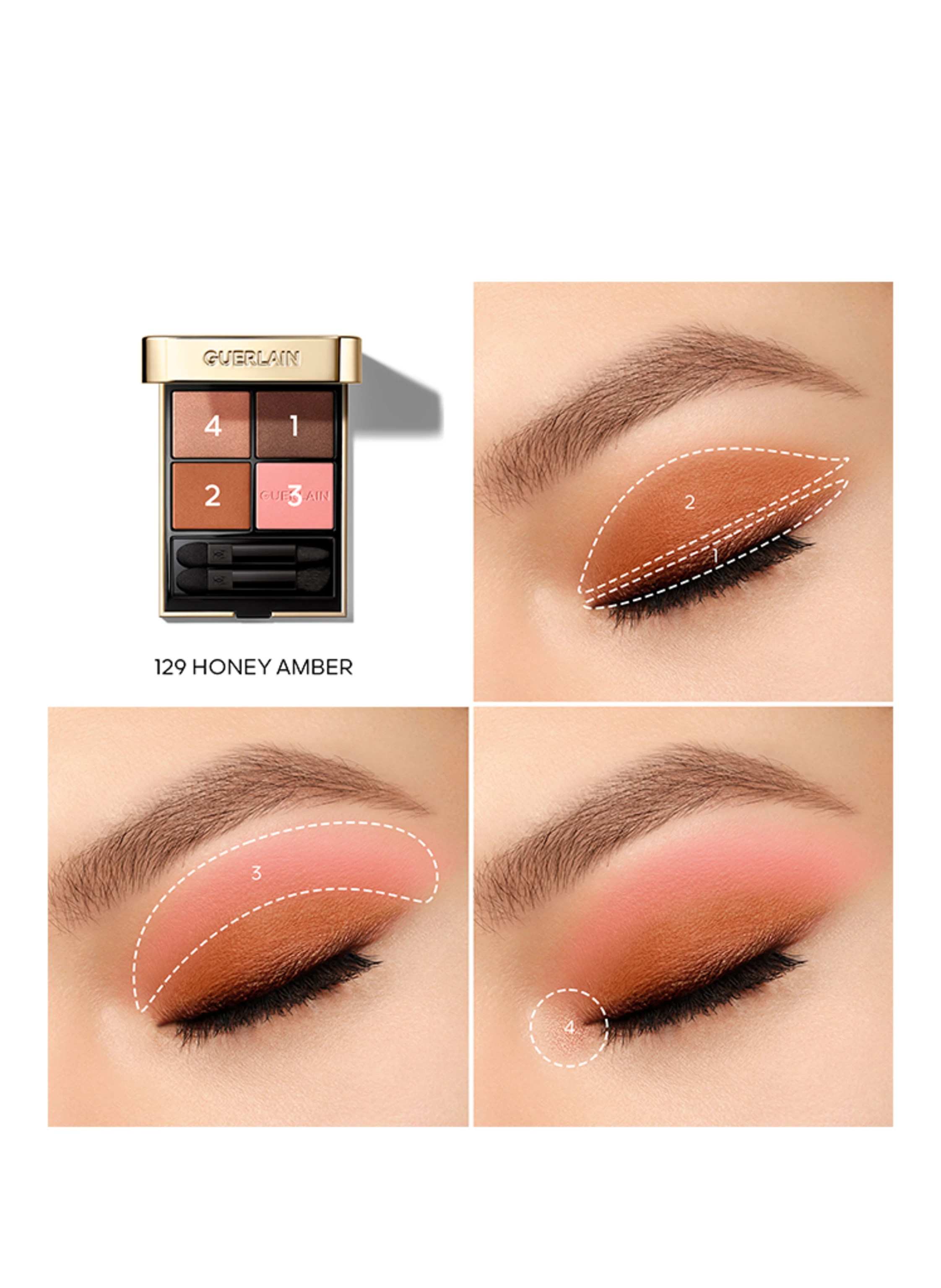 GUERLAIN OMBRES G in 129 honey amber