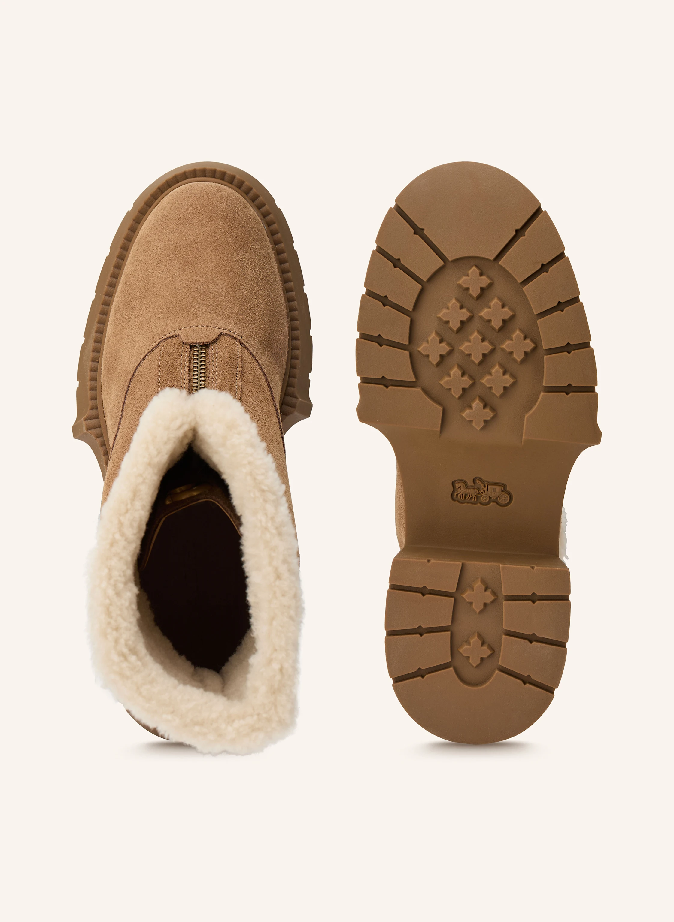 COACH Boots LEAH in brown display picture 1