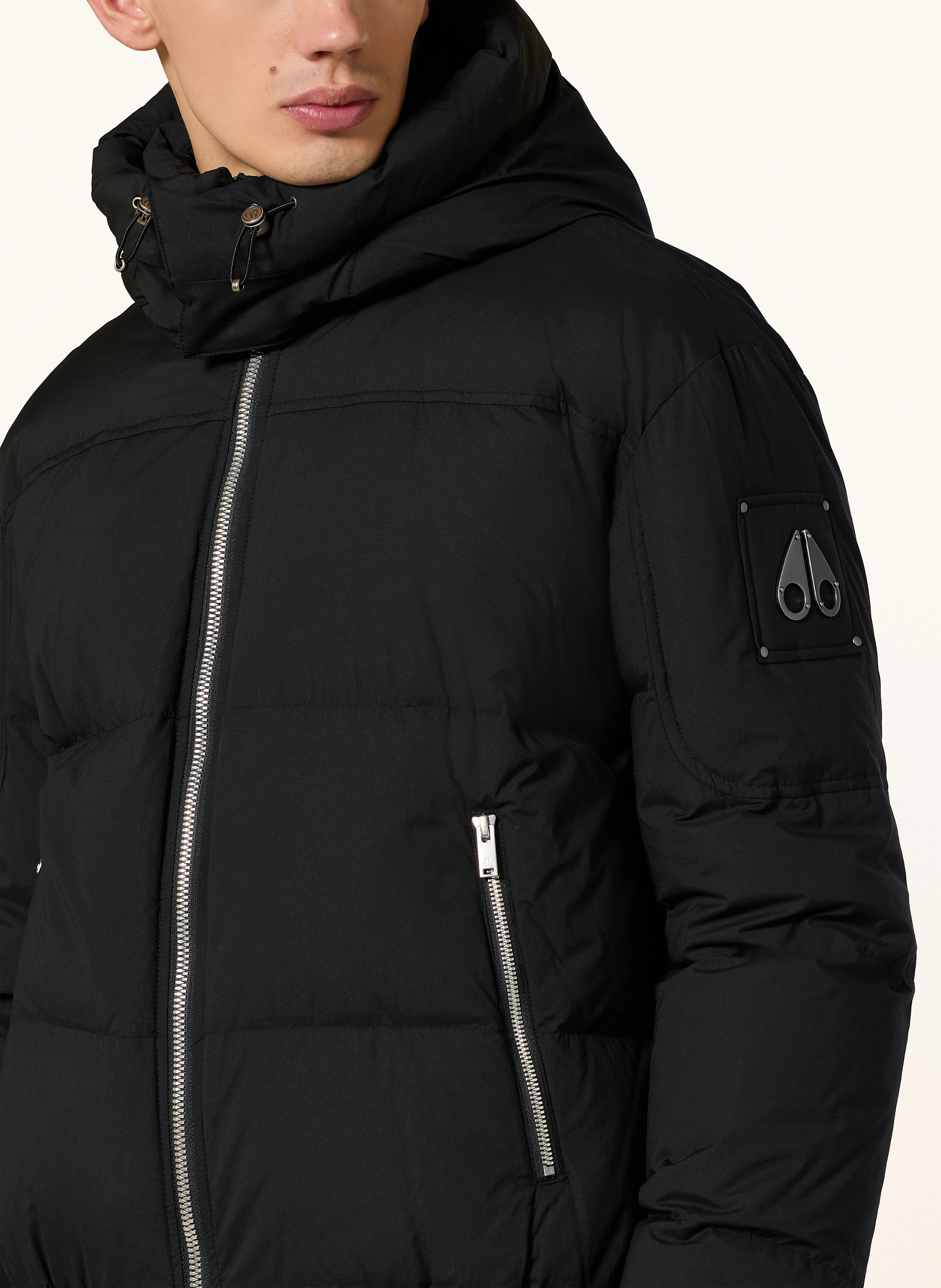 MOOSE KNUCKLES EVEREST down jacket in black