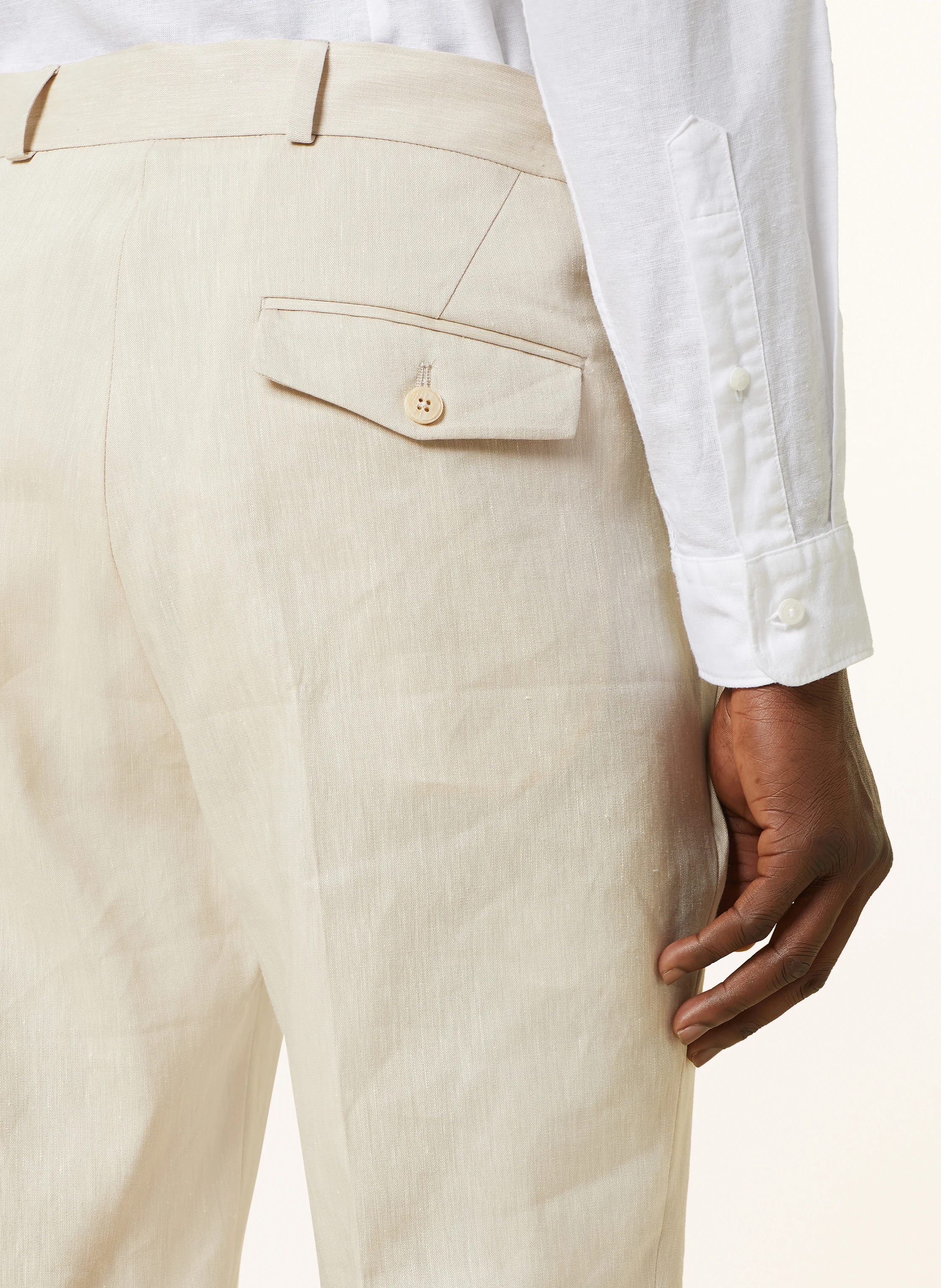 PAUL Pantaloni de costum Extra Slim Fit cu lin: 230 Bej deschis