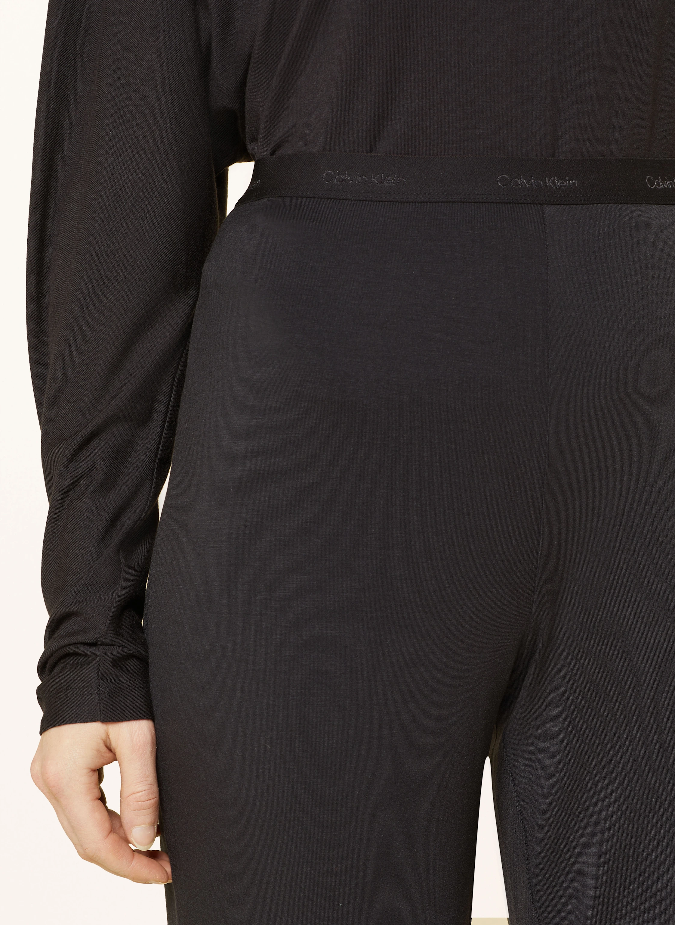 Calvin Klein ULTRA SOFT MODAL pajama pants: BLACK